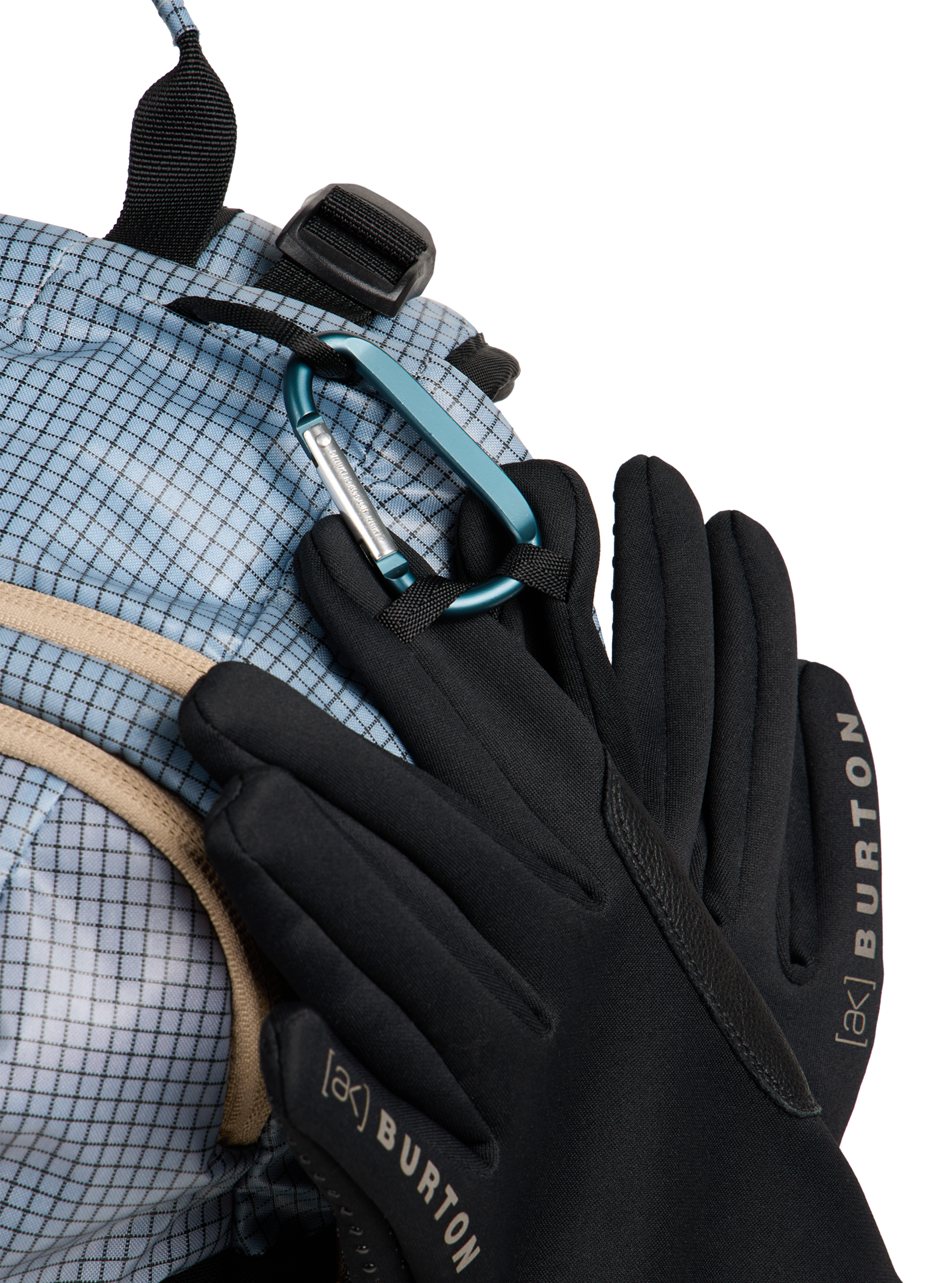 Burton [ak] Helium Midweight hansker True Black skinn