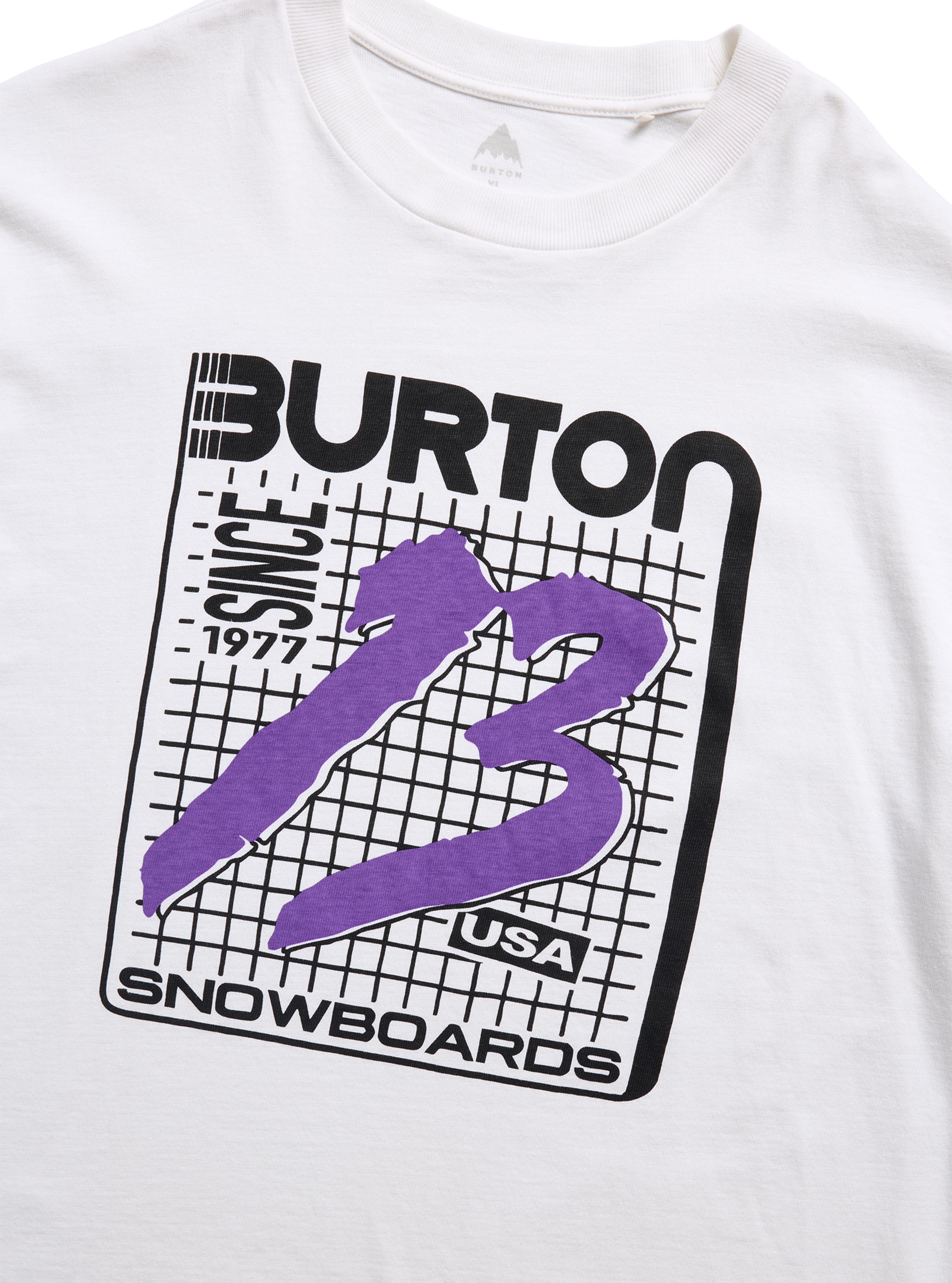 Burton Standard Tee t-skjorte herre true black økologisk