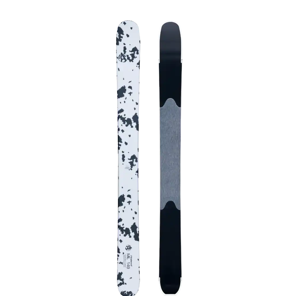 OAC MIL 149 ski 149 cm med binding stålkanter