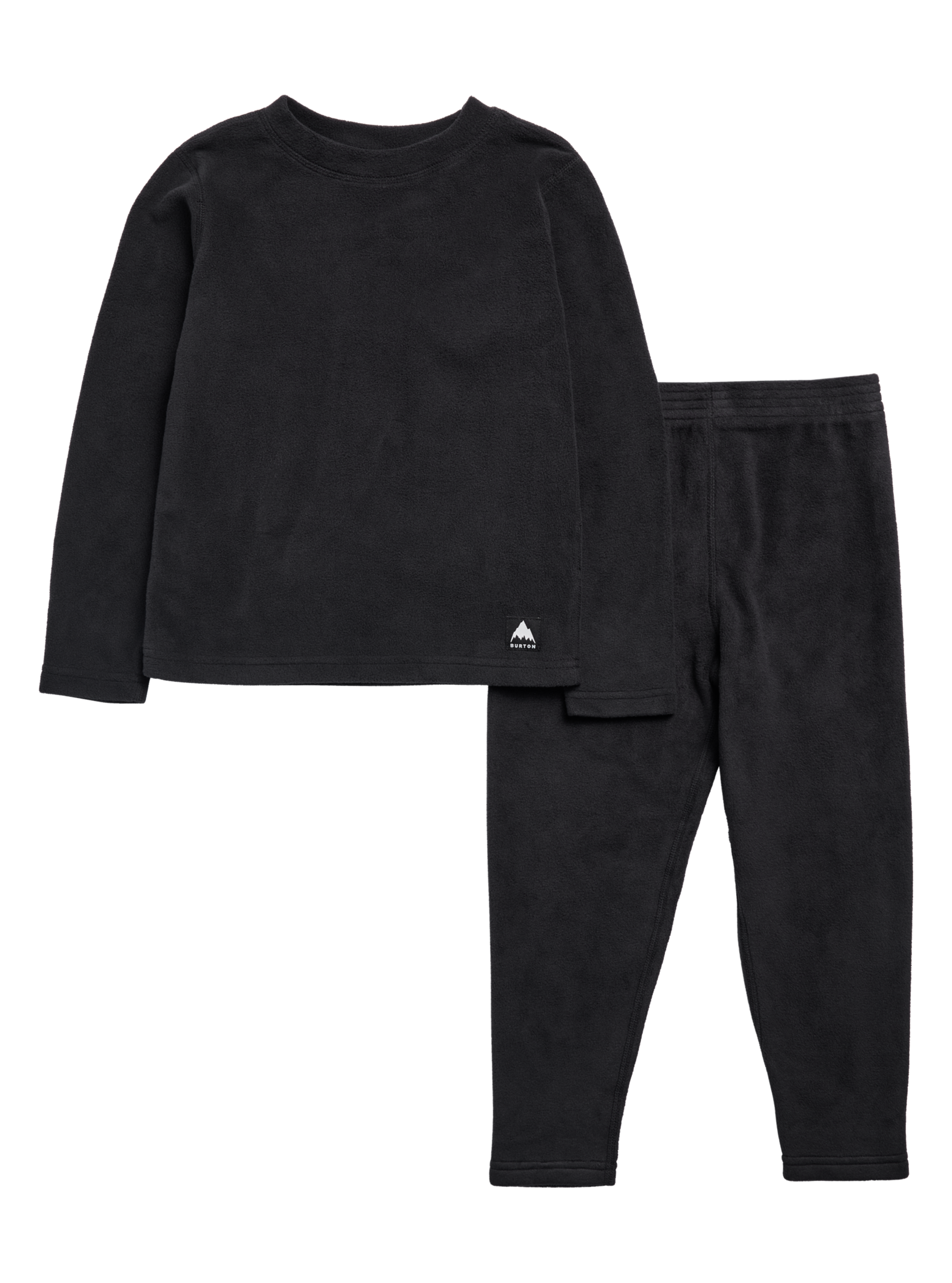 Burton Fleece undertøy barn True Black mykt