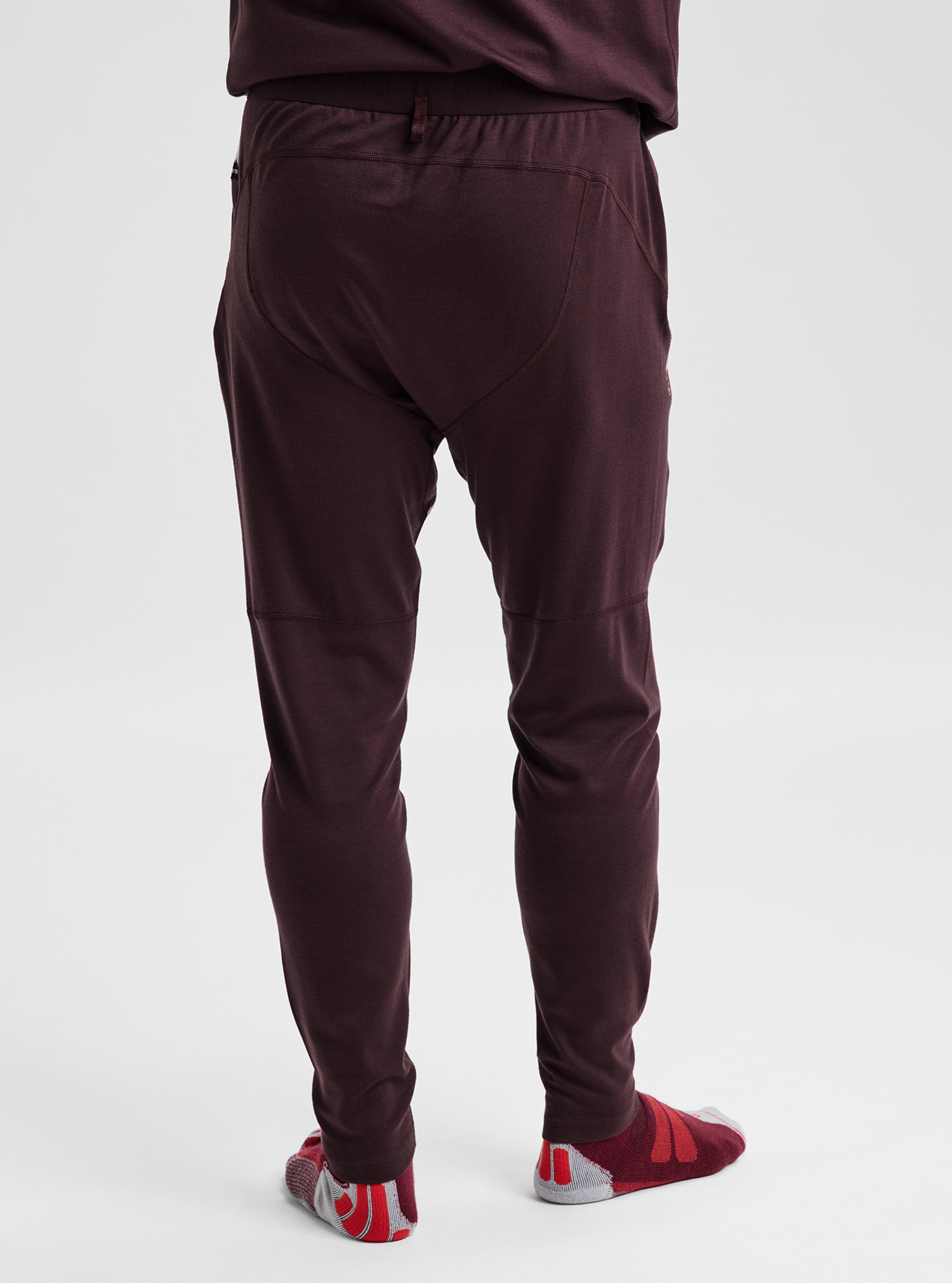 Burton Merino Blend Midweight underbukse herre bear hug brown ull