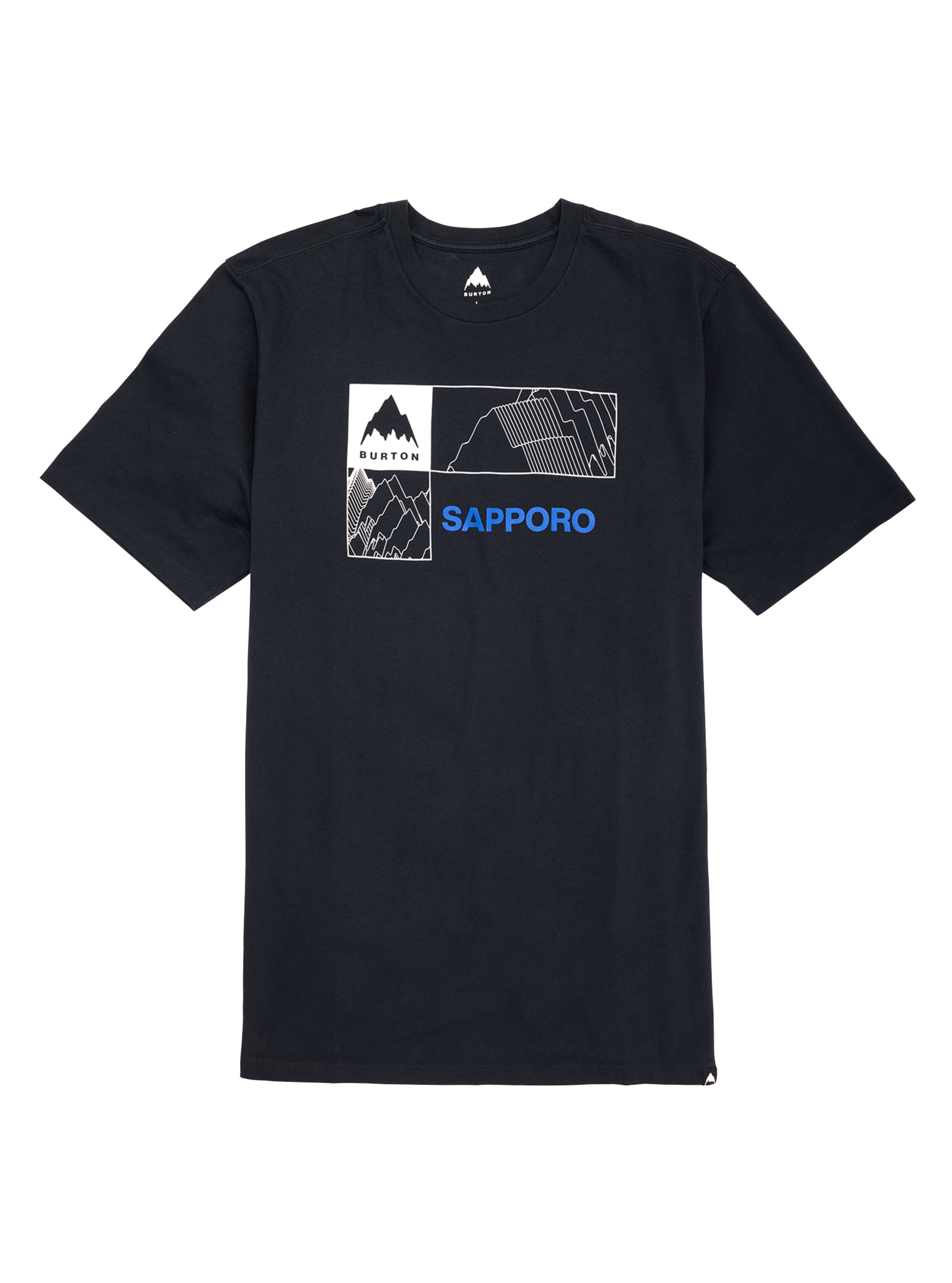 Burton Local t-skjorte Burlington True Black bomull