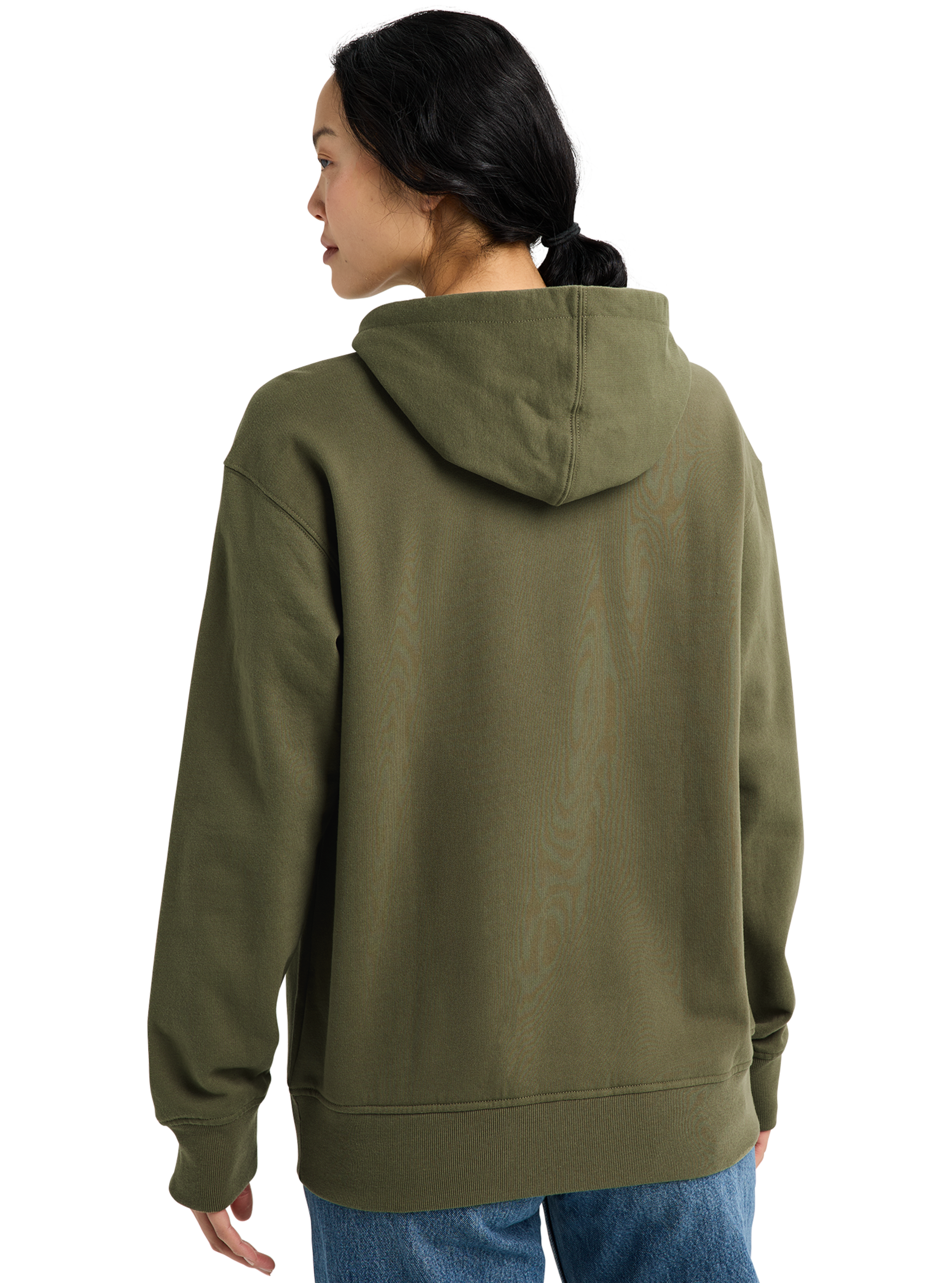 Burton Moretown hettegenser forest moss bomull