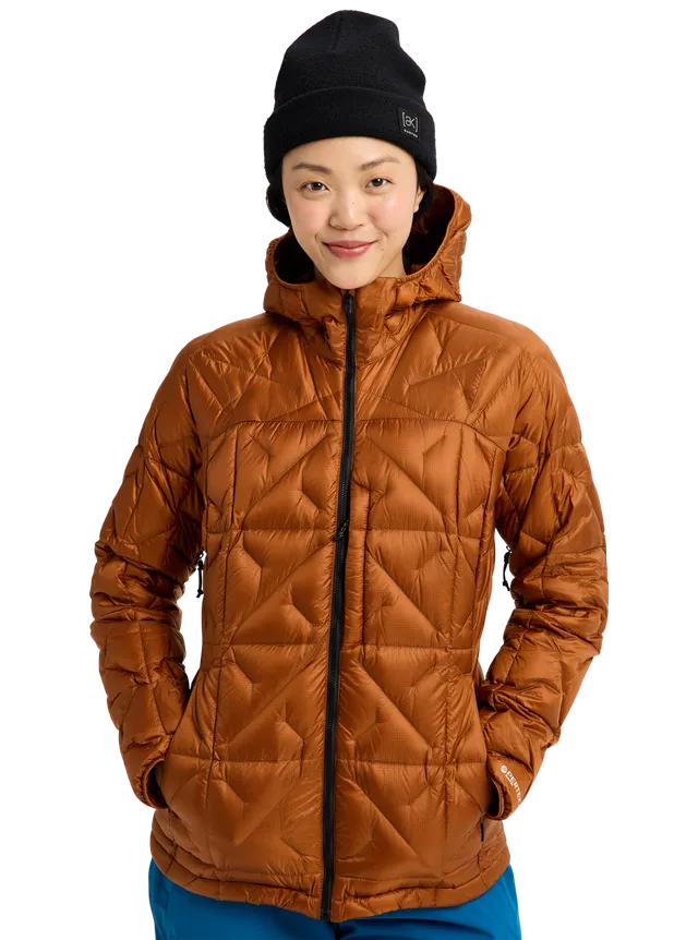 Burton [ak] Baker dunjakke dame Soft Sage med hette