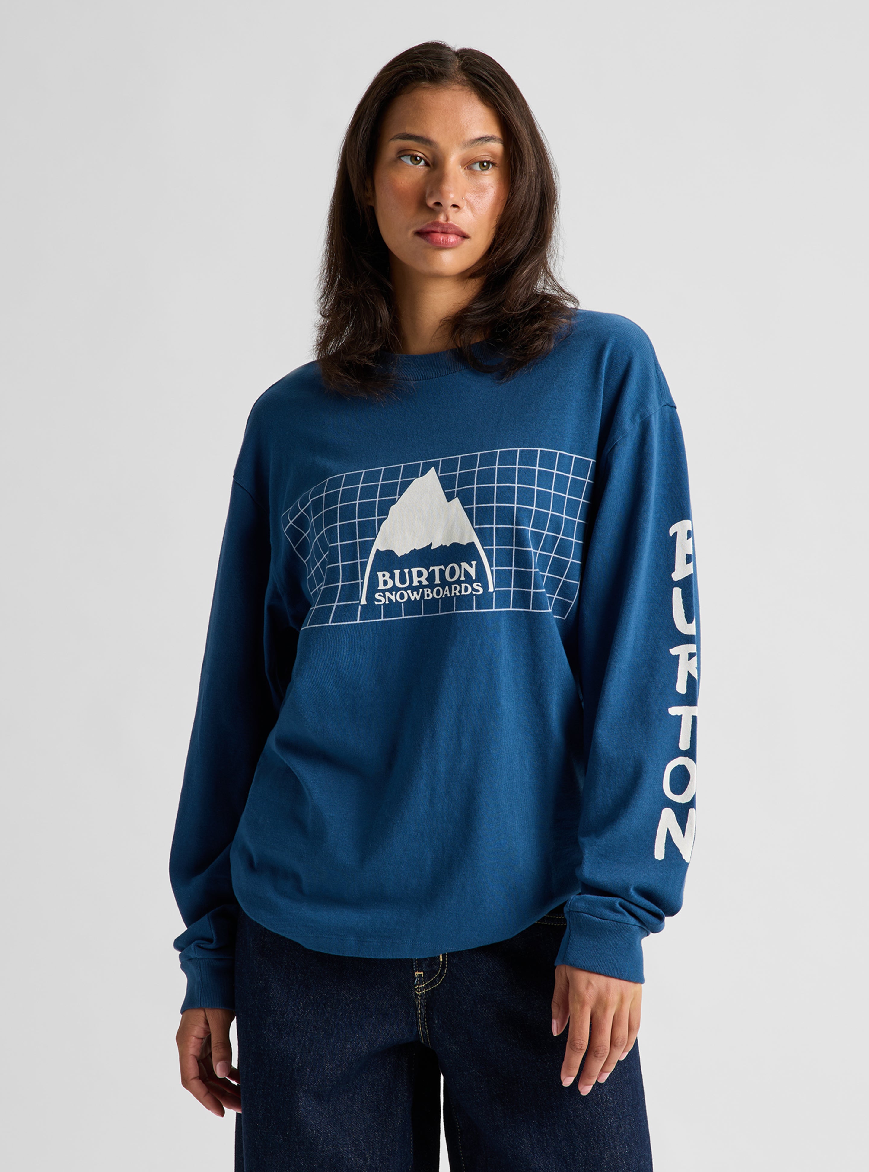 Burton 83 Squared langermet t-skjorte jubileum