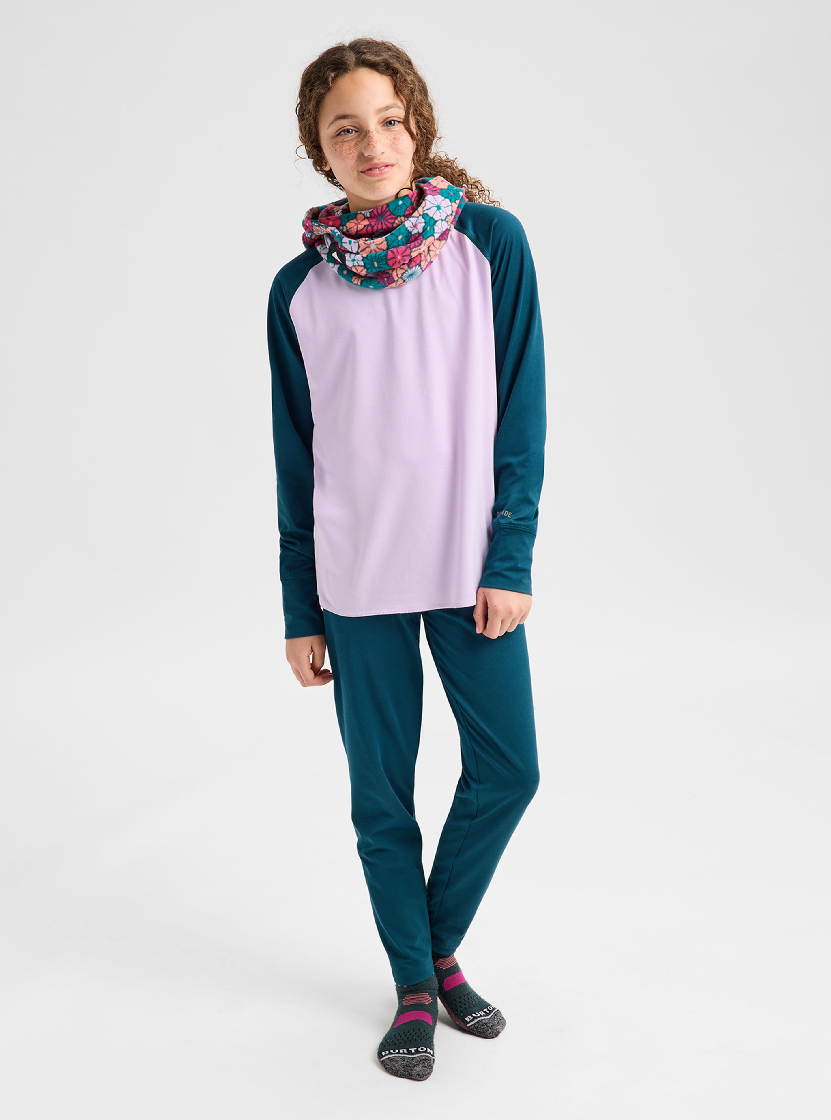 Burton Midweight Base Layer Set ullsett Atlantic Teal barn