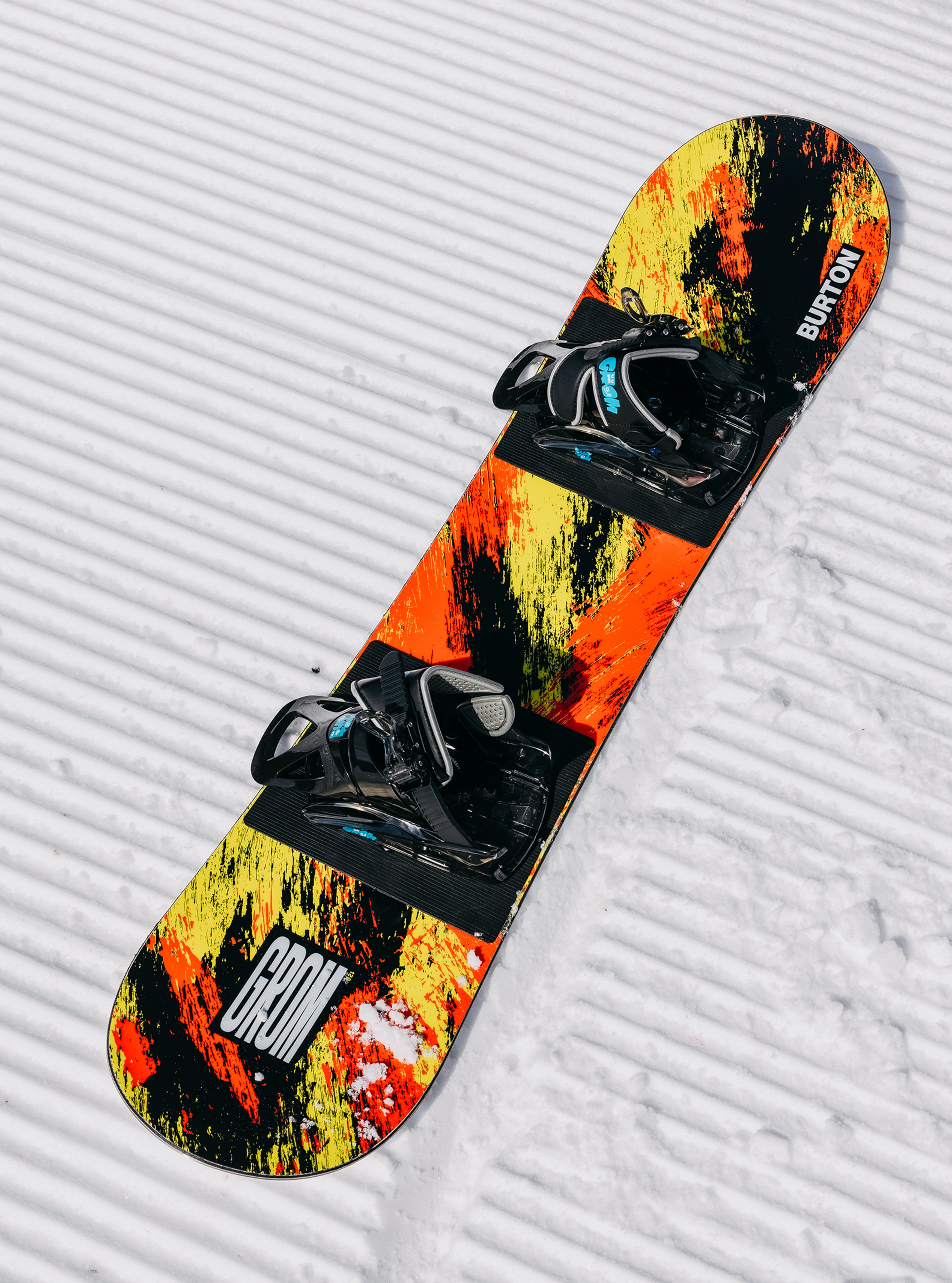 Burton Grom Flat Top snowbrett barn Purple Teal nybegynner