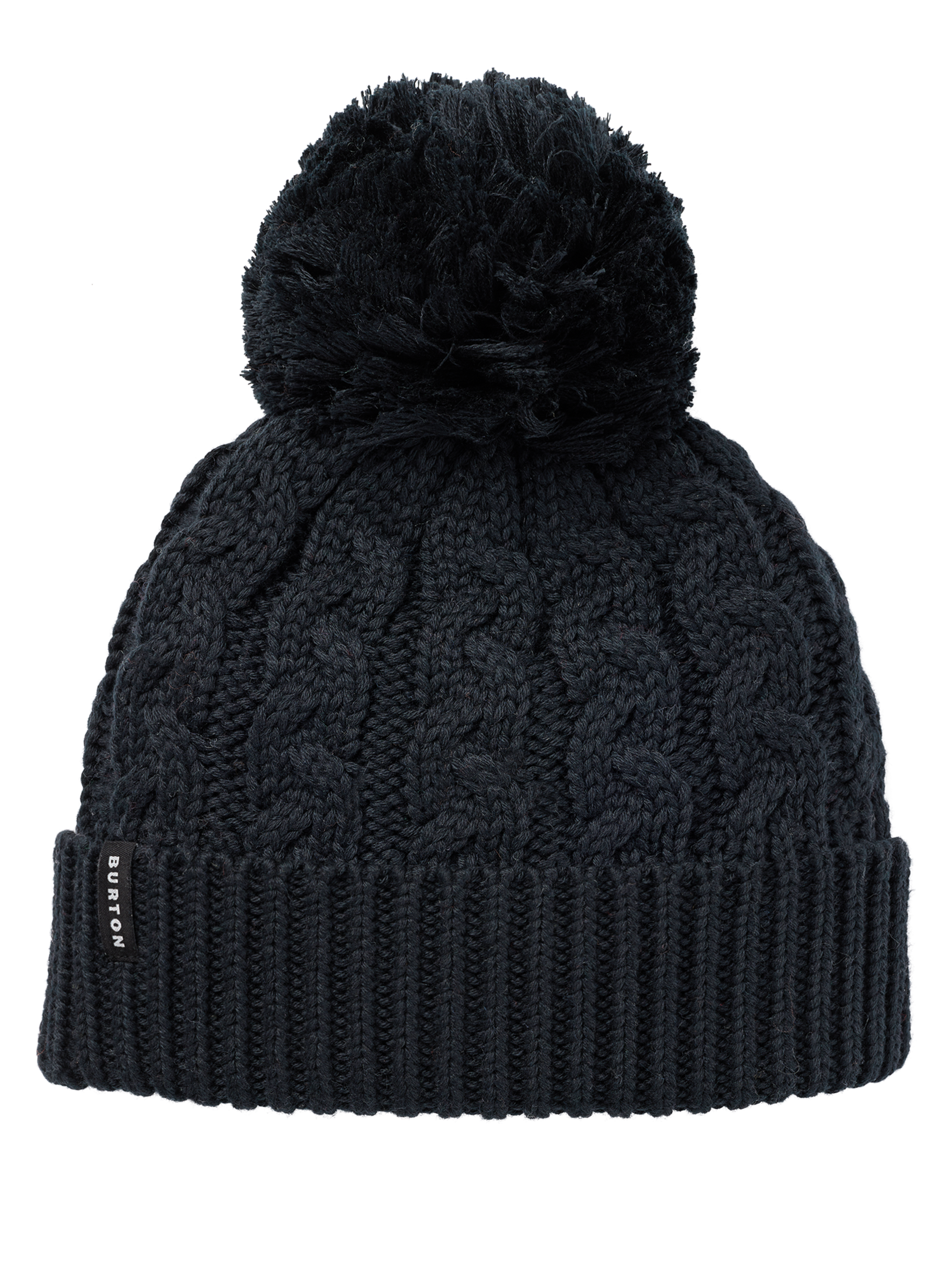 Burton Zippy lue fleecefôret dame svart OS ull
