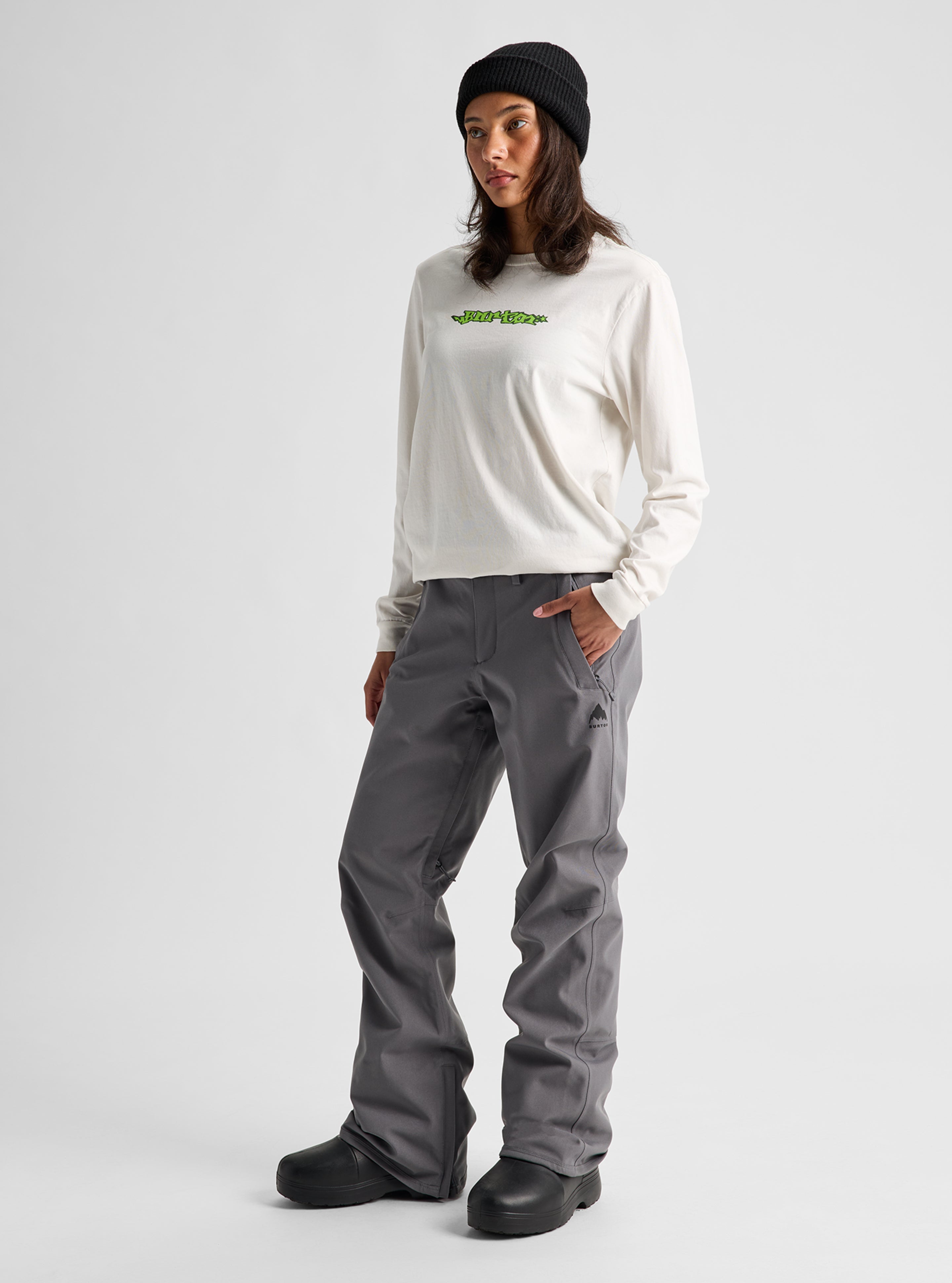 Burton Jet Ridge 2L dame snowboardbukse M grå