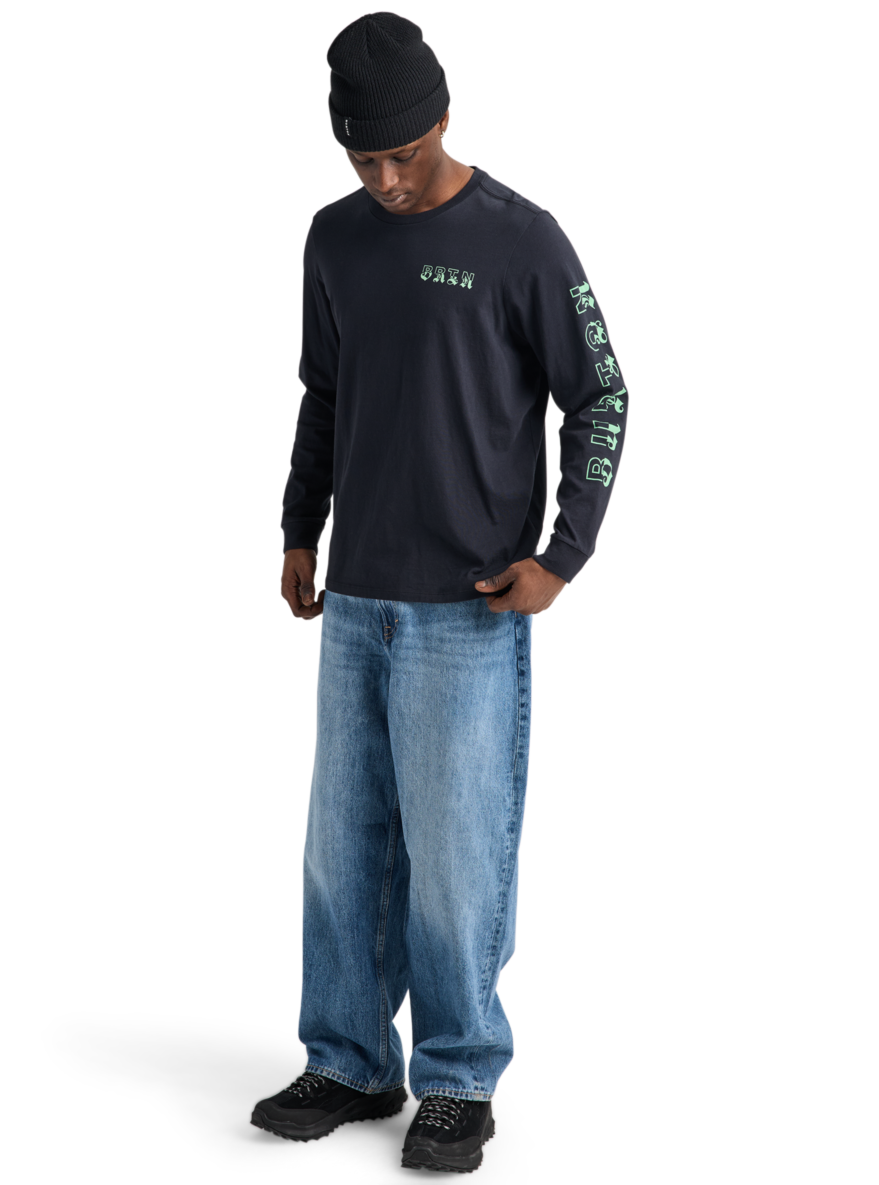 Burton Noirline langermet T-skjorte True Black