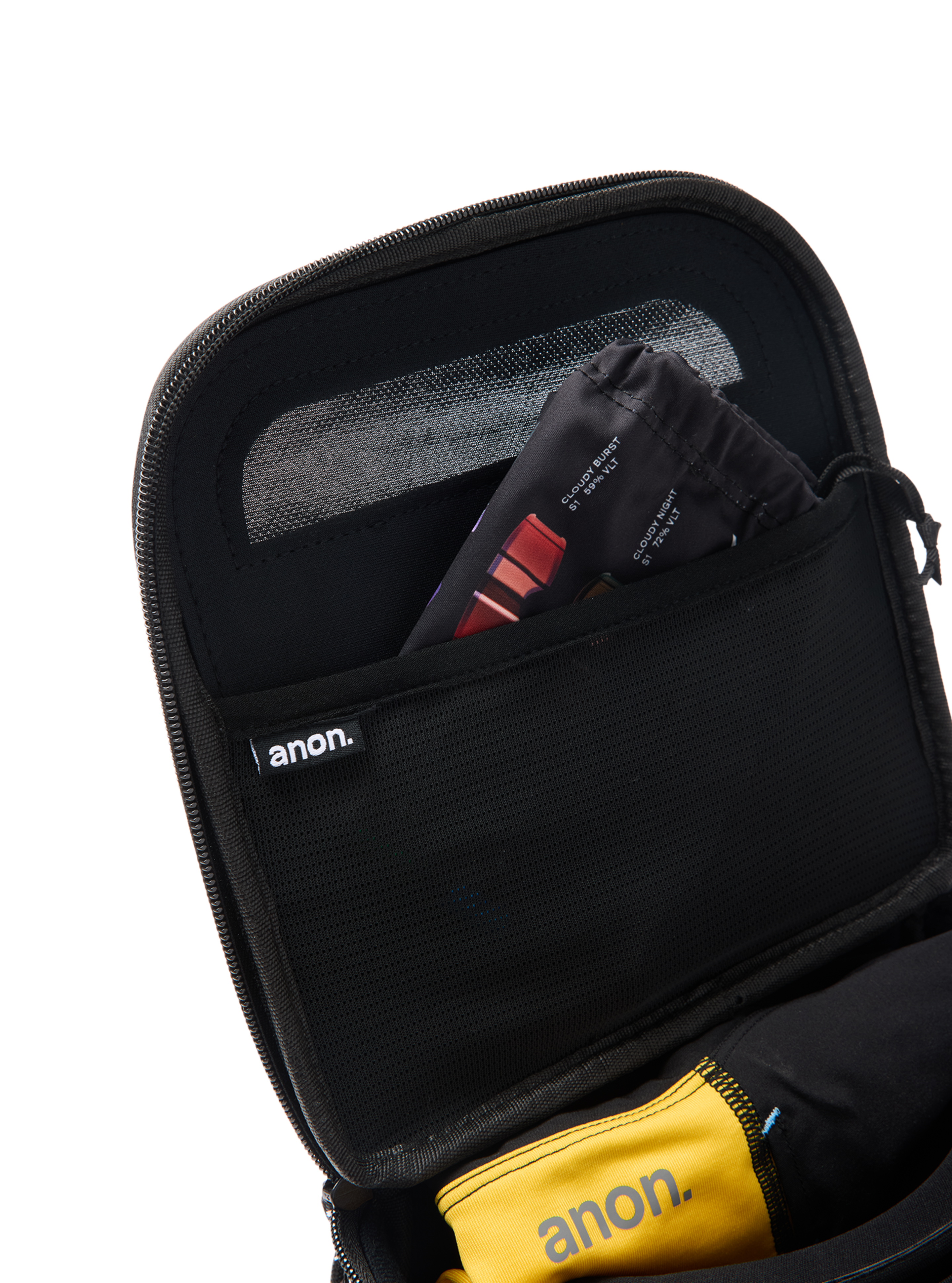 Anon Goggles Accessory Case brilleskall svart polstret