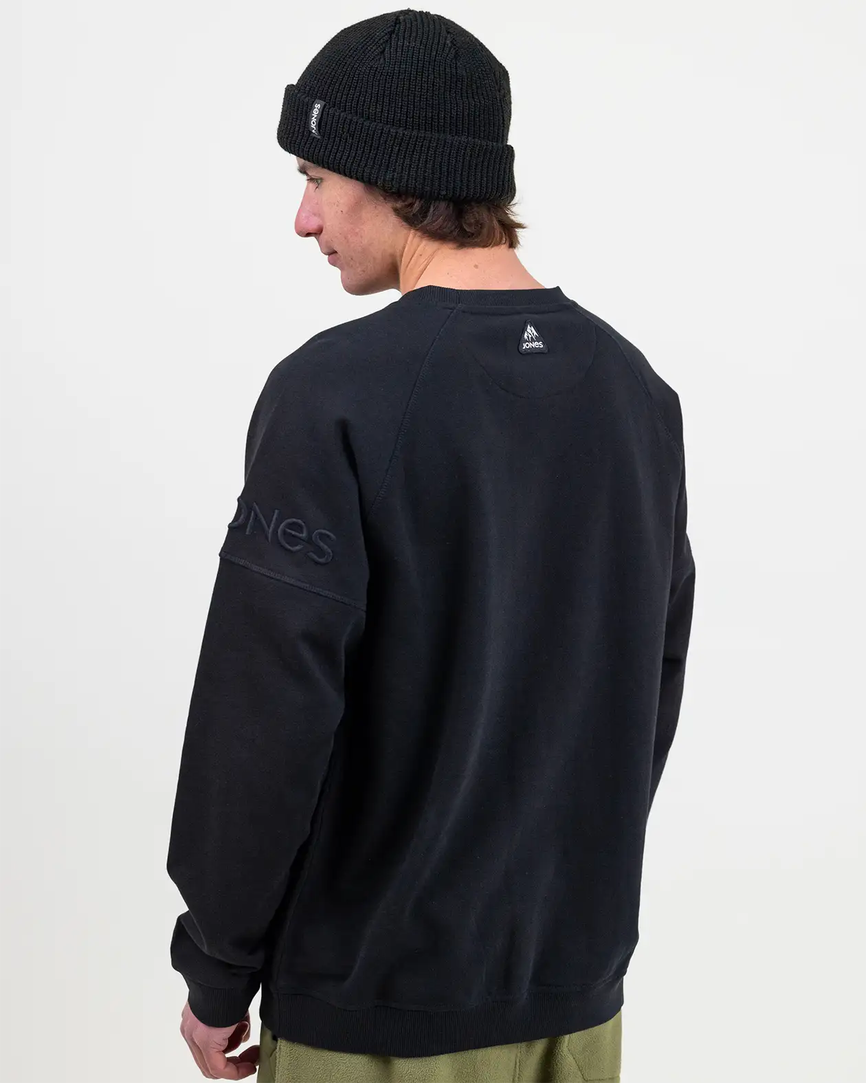 Jones Sierra Organic Cotton sweatshirt stealth black økologisk