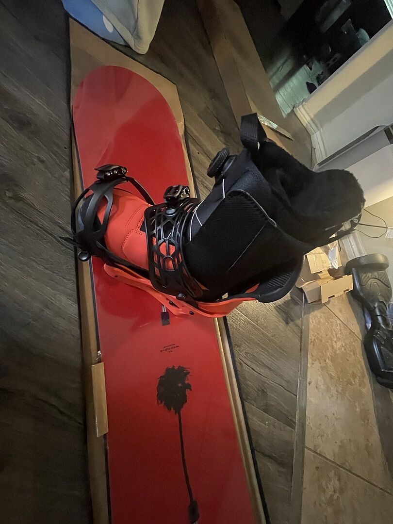 Burton Freestyle snowboardbinding svart myk flex