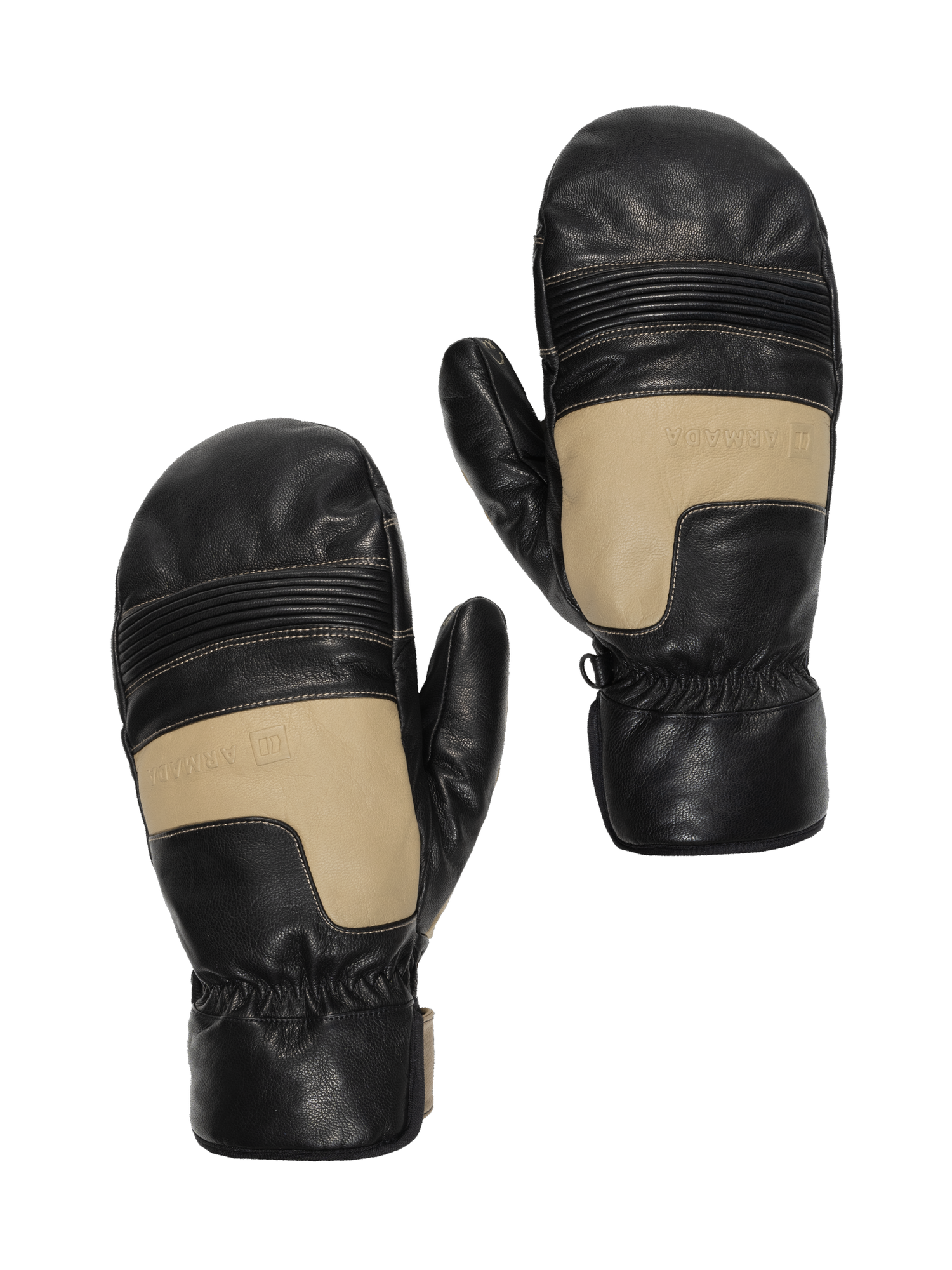 Armada Wasco Leather votter svart sand skinn