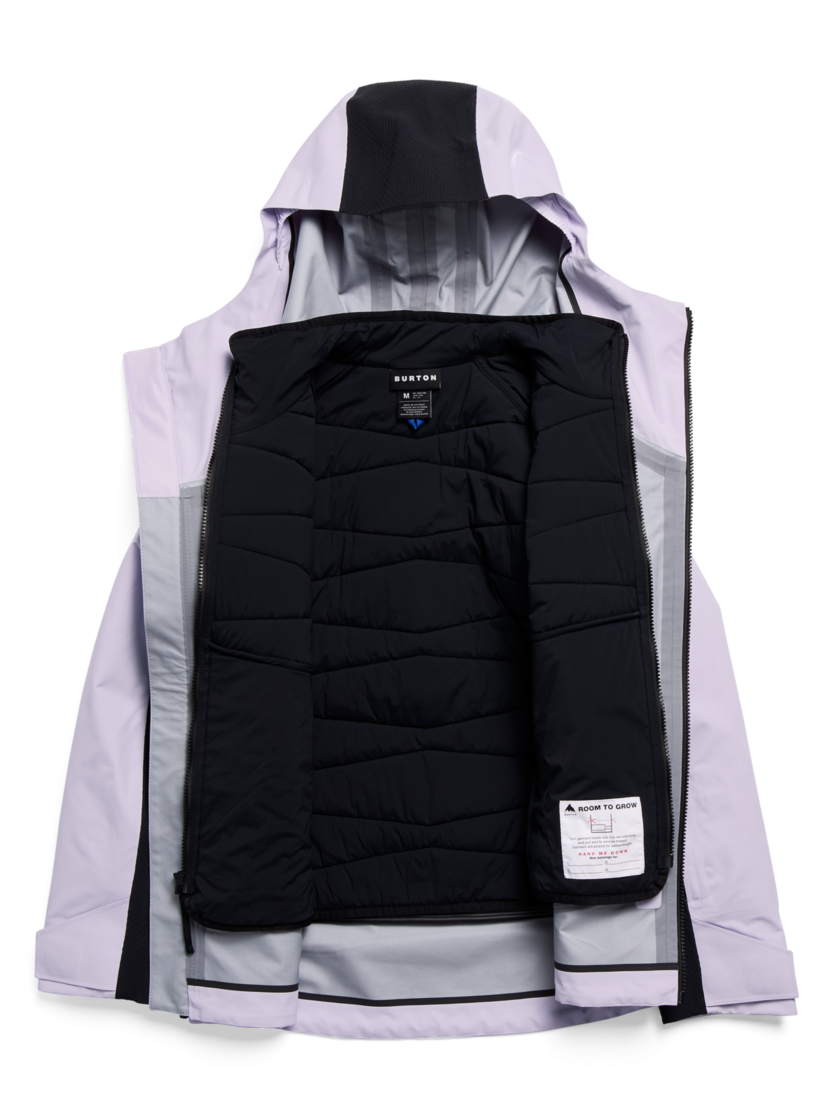Burton Outbeam 3L jakkesystem barn moondust purple vanntett