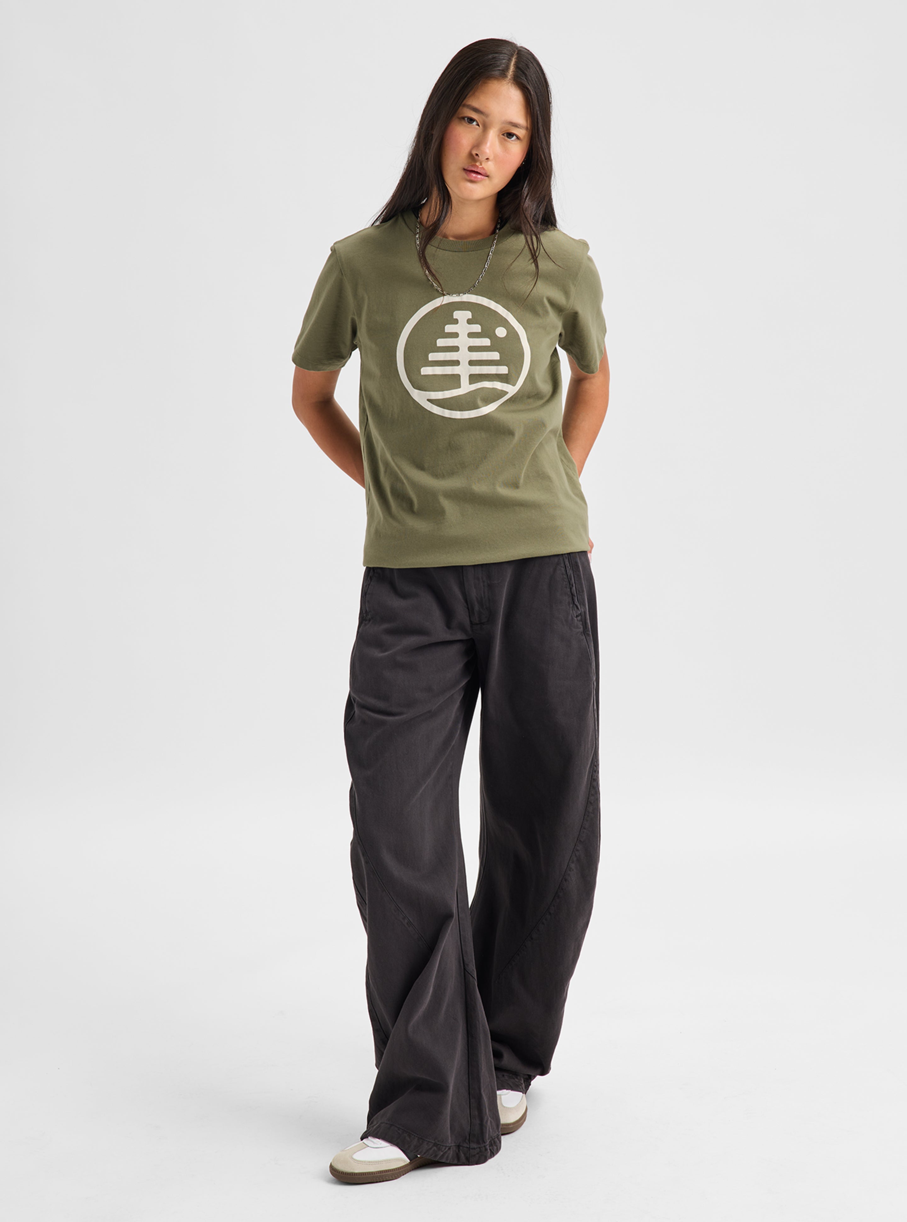 Burton Family Tree t-skjorte kortermet Airstream Blue M