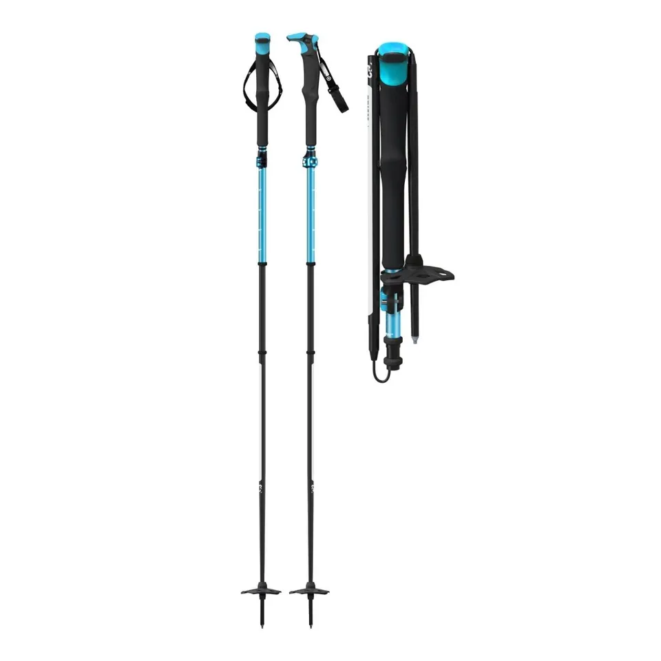 Genuine Guide Gear PIVOT toppturstav aluminium Short 105-125 cm