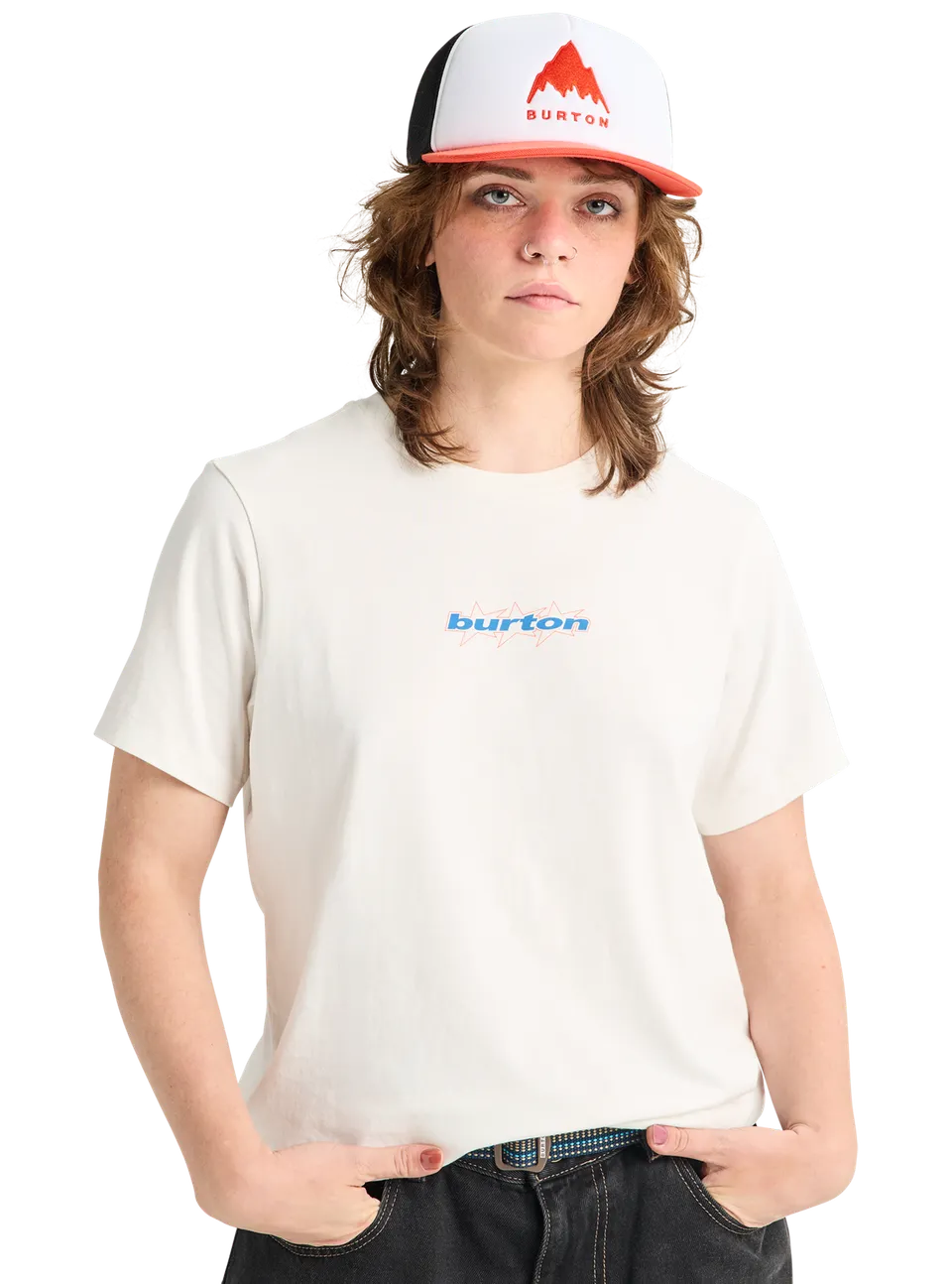 Burton Hippocrene Short Sleeve t-skjorte stout white bomull