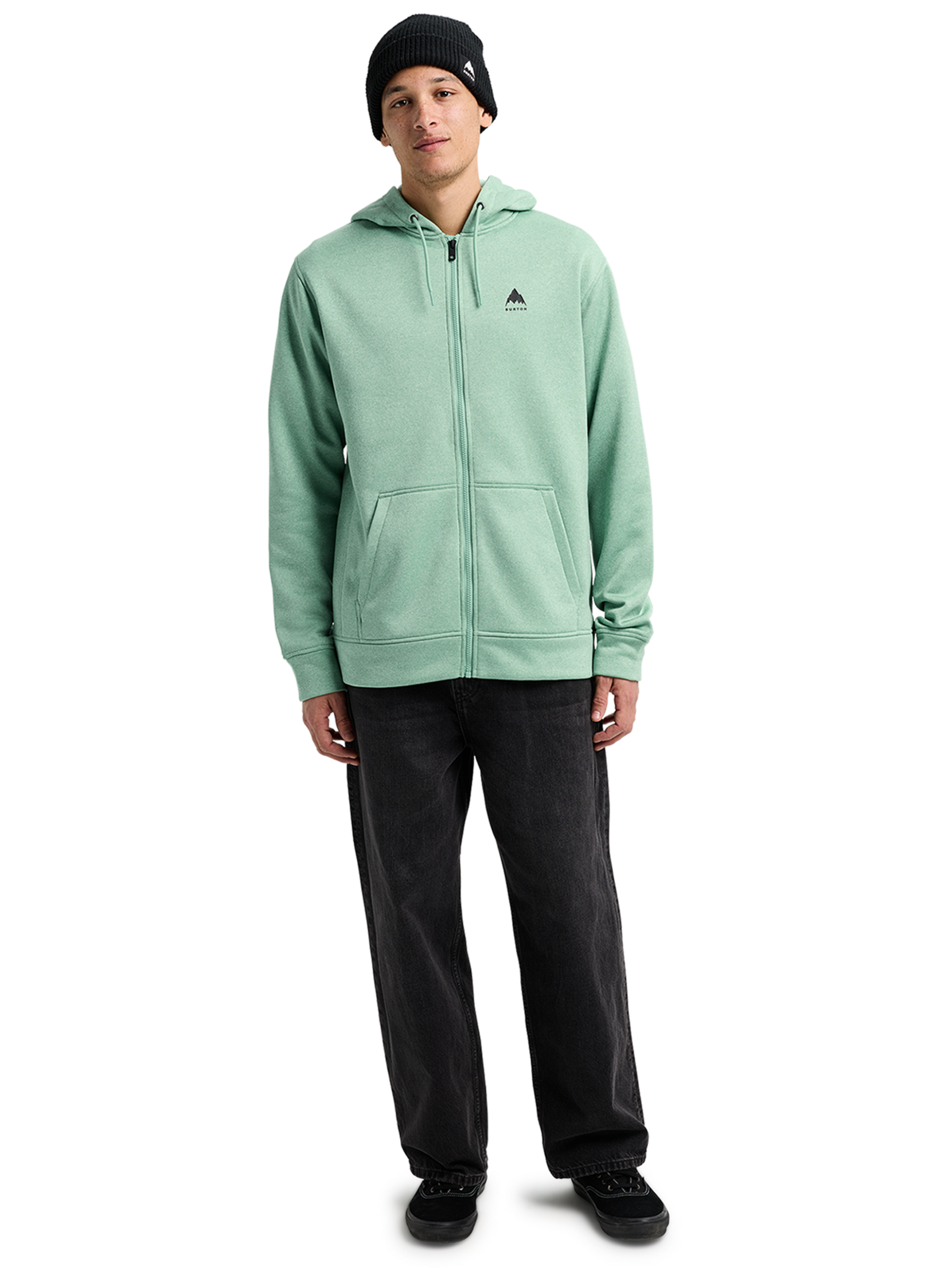 Burton Oak Full-Zip hettegenser Soft Sage myk