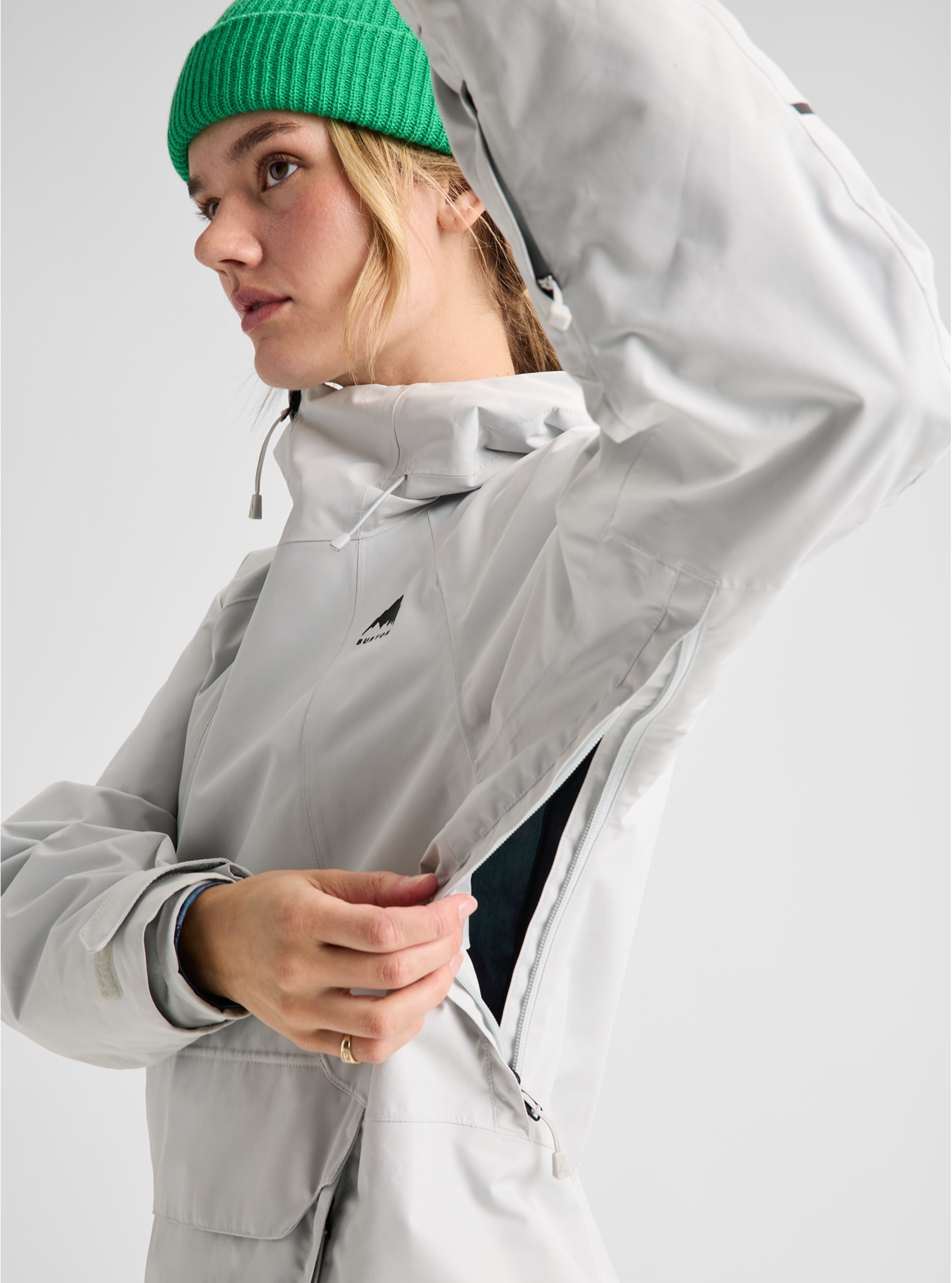 Burton Reserve 2L Relaxed Anorak skalljakke dame brun