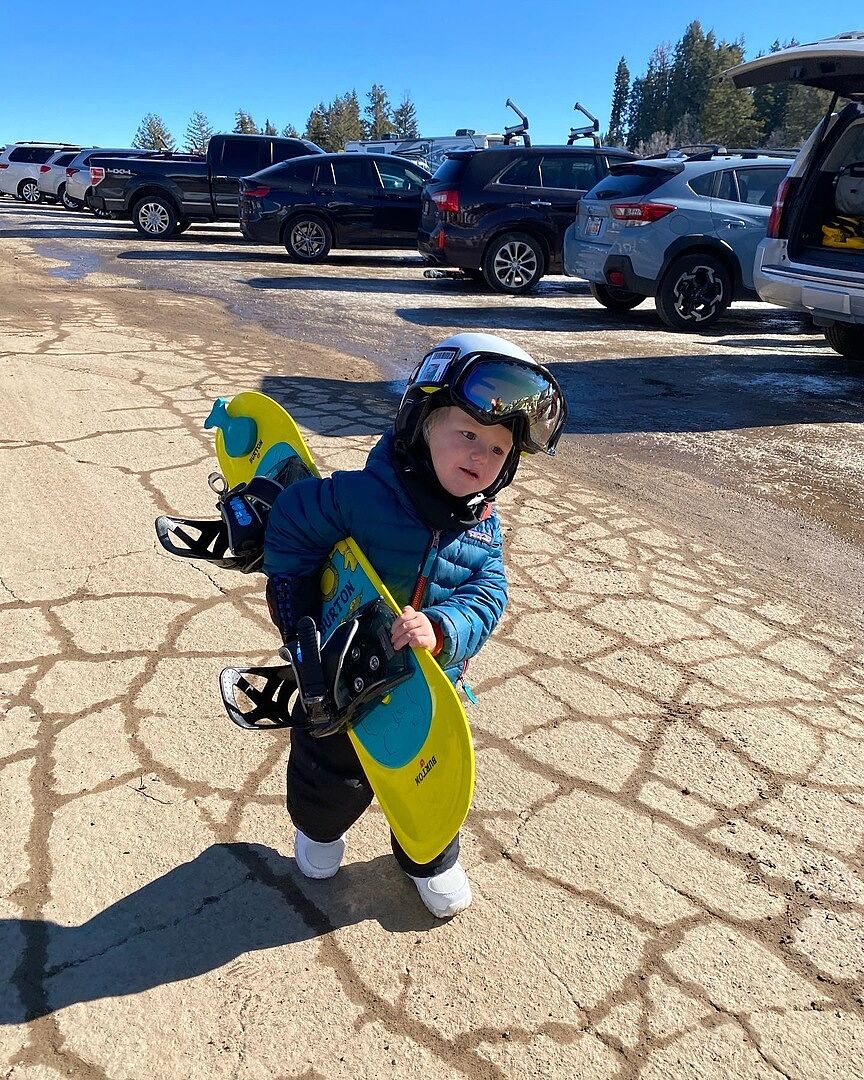 Burton Grom Disc snowboardbinding barn rød – myk