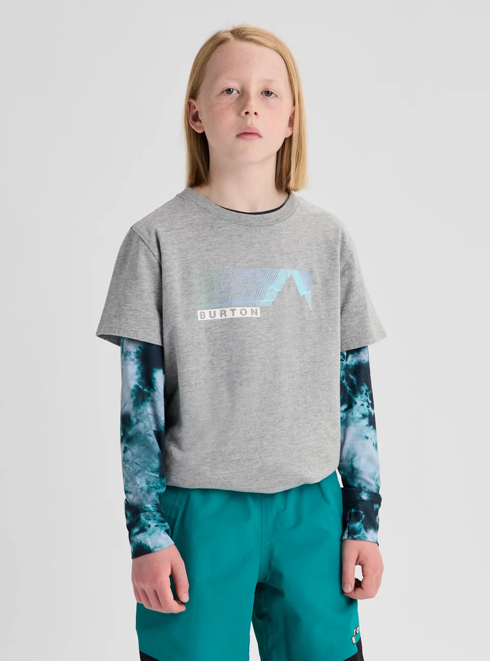 Burton Elmore t-skjorte barn Atlantic Teal bomull