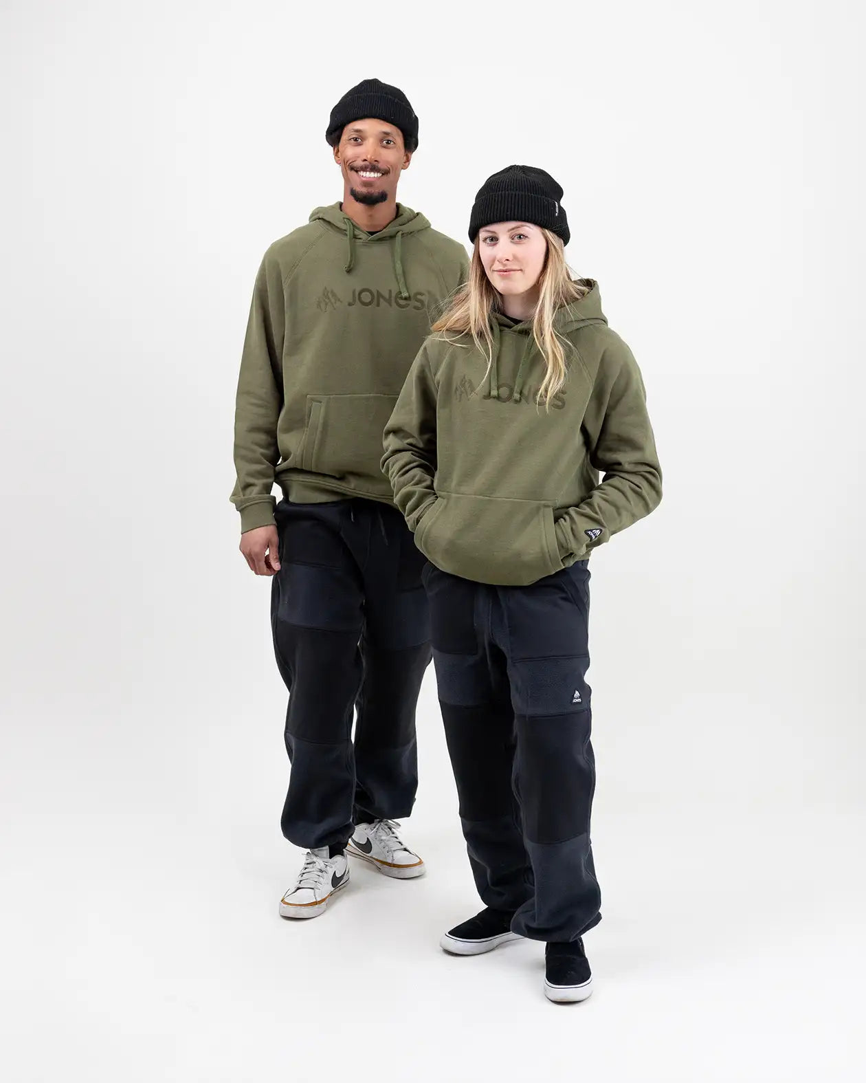 Jones Truckee Organic Cotton Hoodie mosegrønn