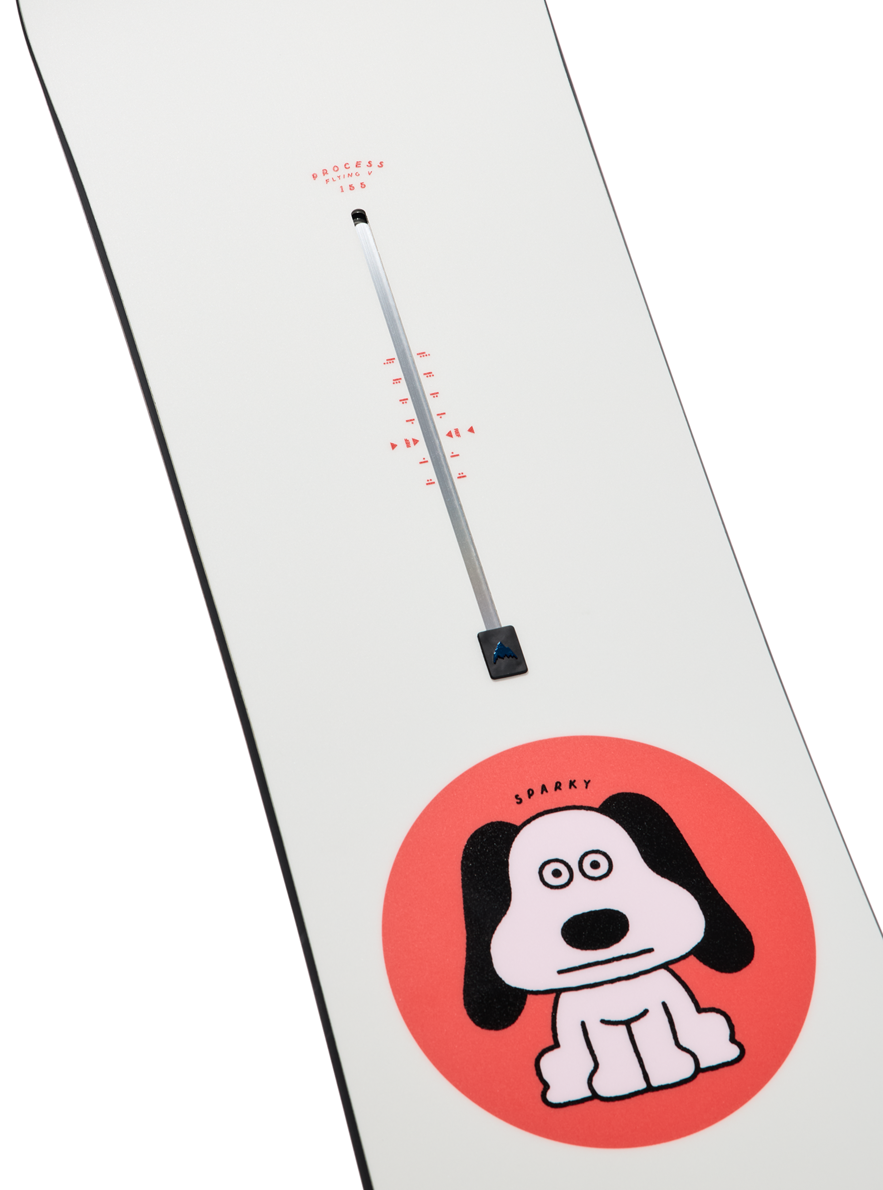 Burton Process Flying V snowboard Good Dog twin