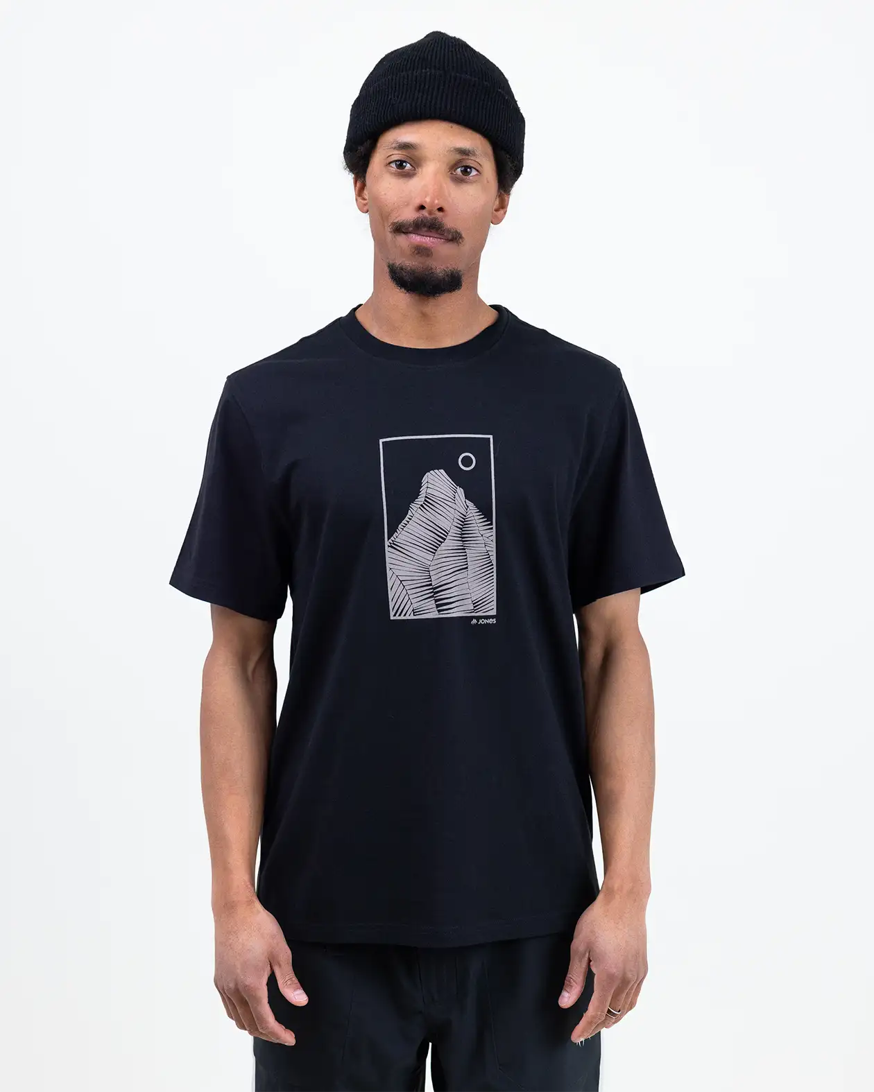 Jones Graphic Organic Cotton t-skjorte arctic blue økologisk