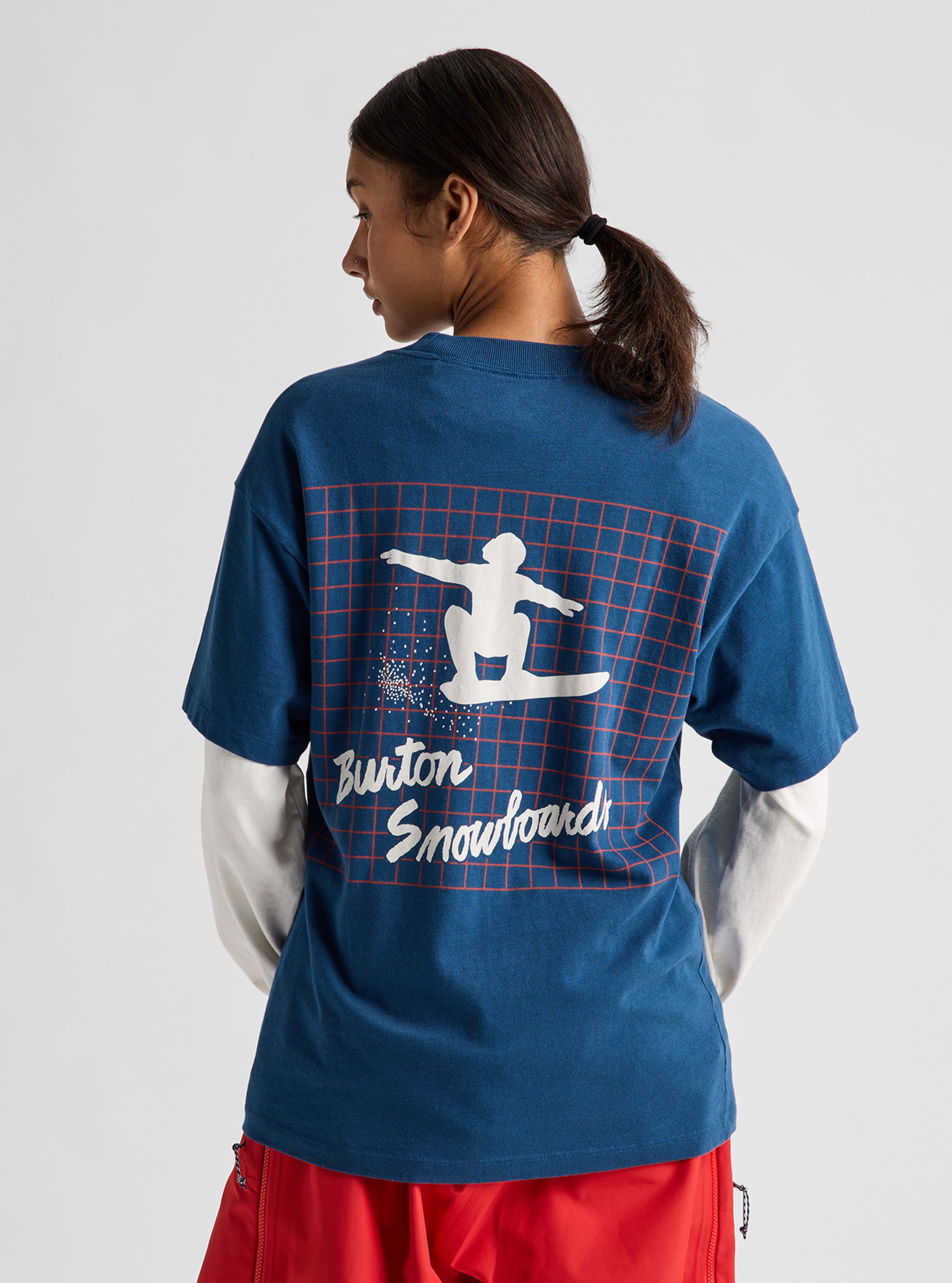 Burton 50th 83 Squared t-skjorte stout white bomull