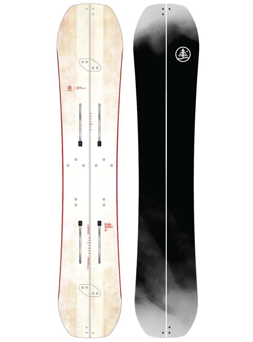 Burton Hometown Hero splitboard 158 svart – allround