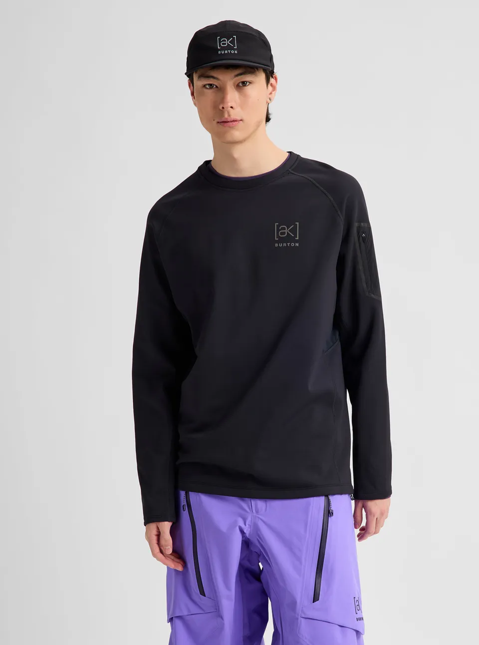 Burton [ak] Baker Stretch fleecegenser stretch True Black