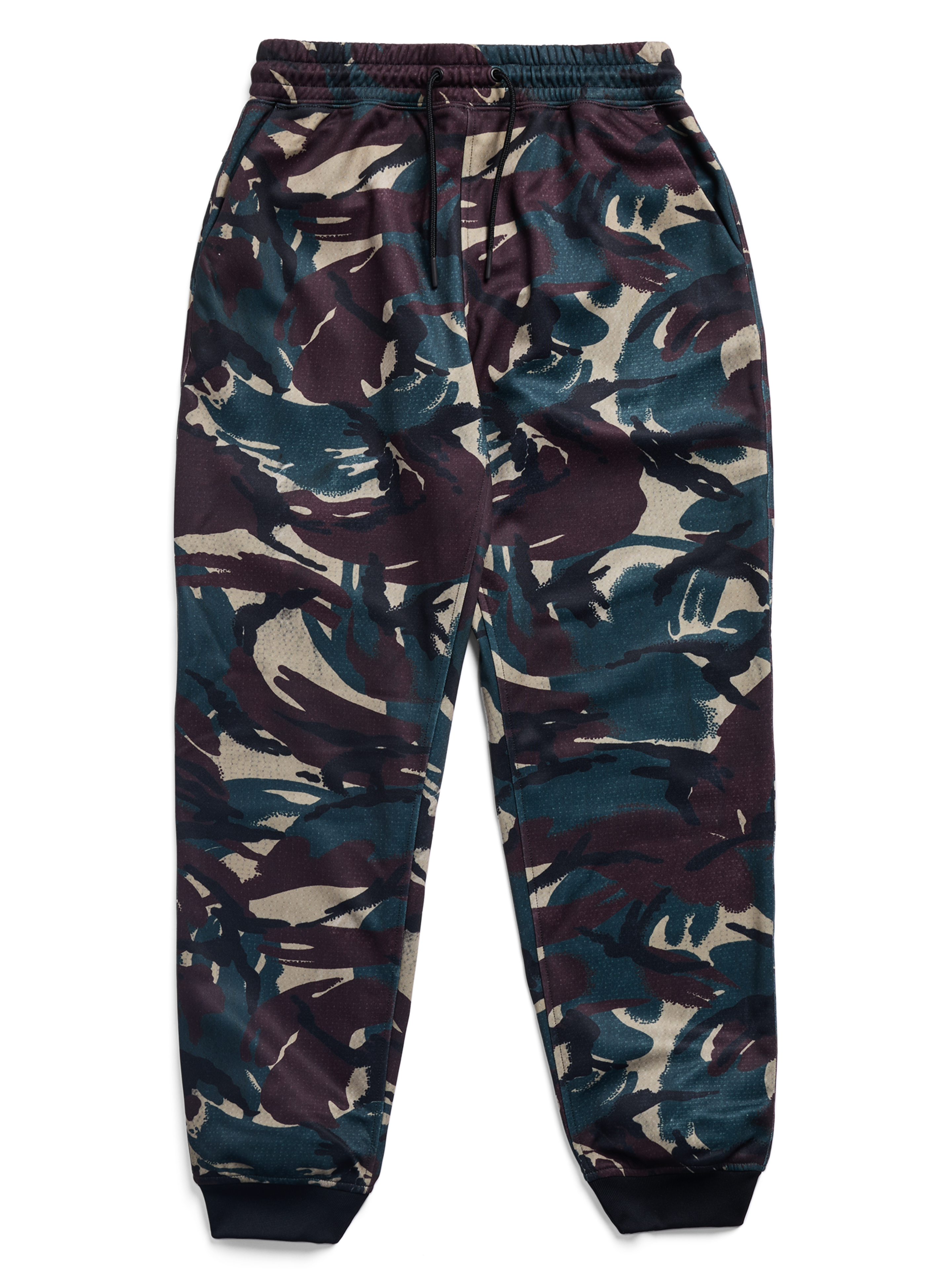 Burton Oak fleecebukse True Black Heather børstet