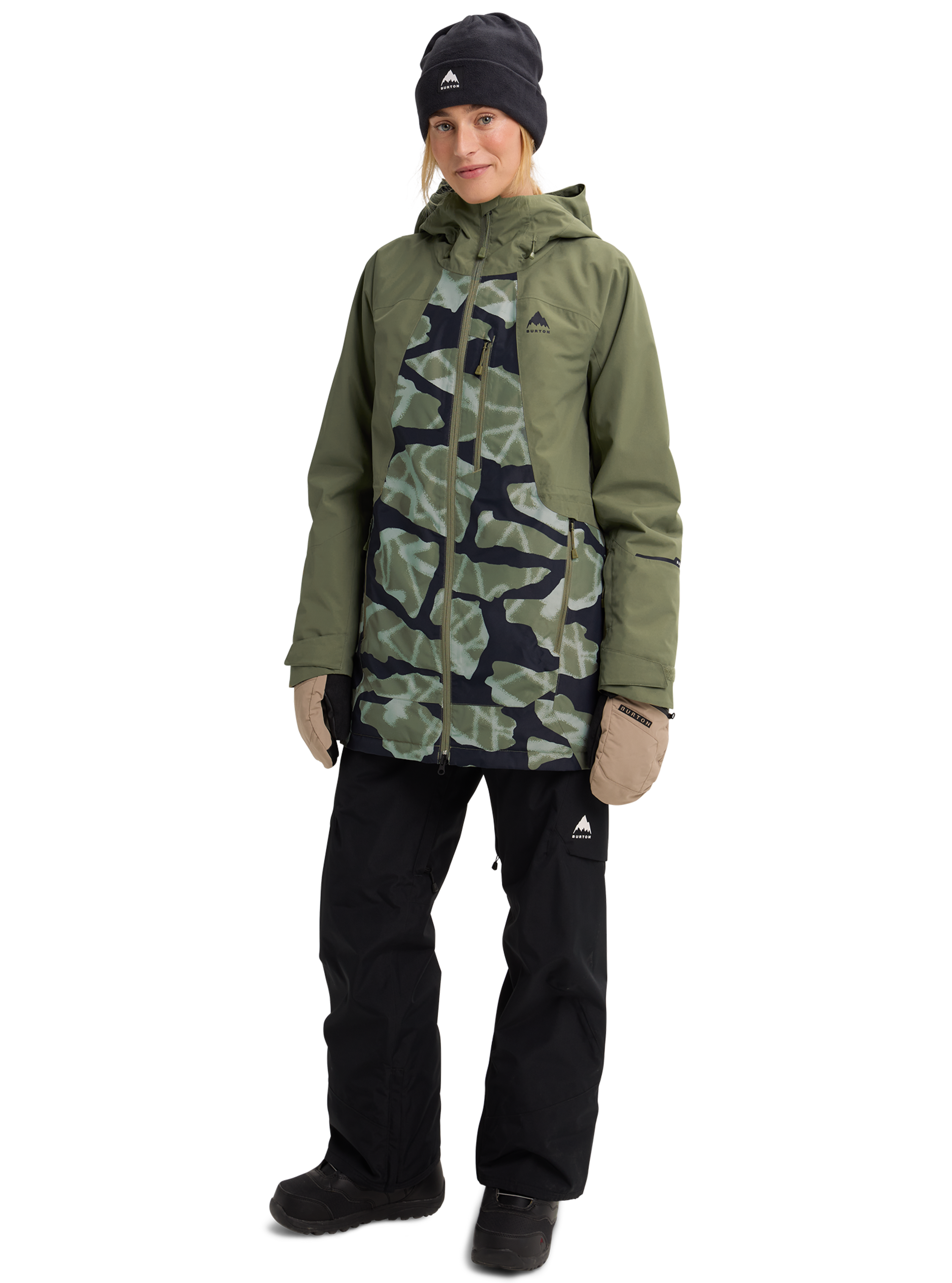 Burton Reserve 2L snowboardjakke dame forest moss