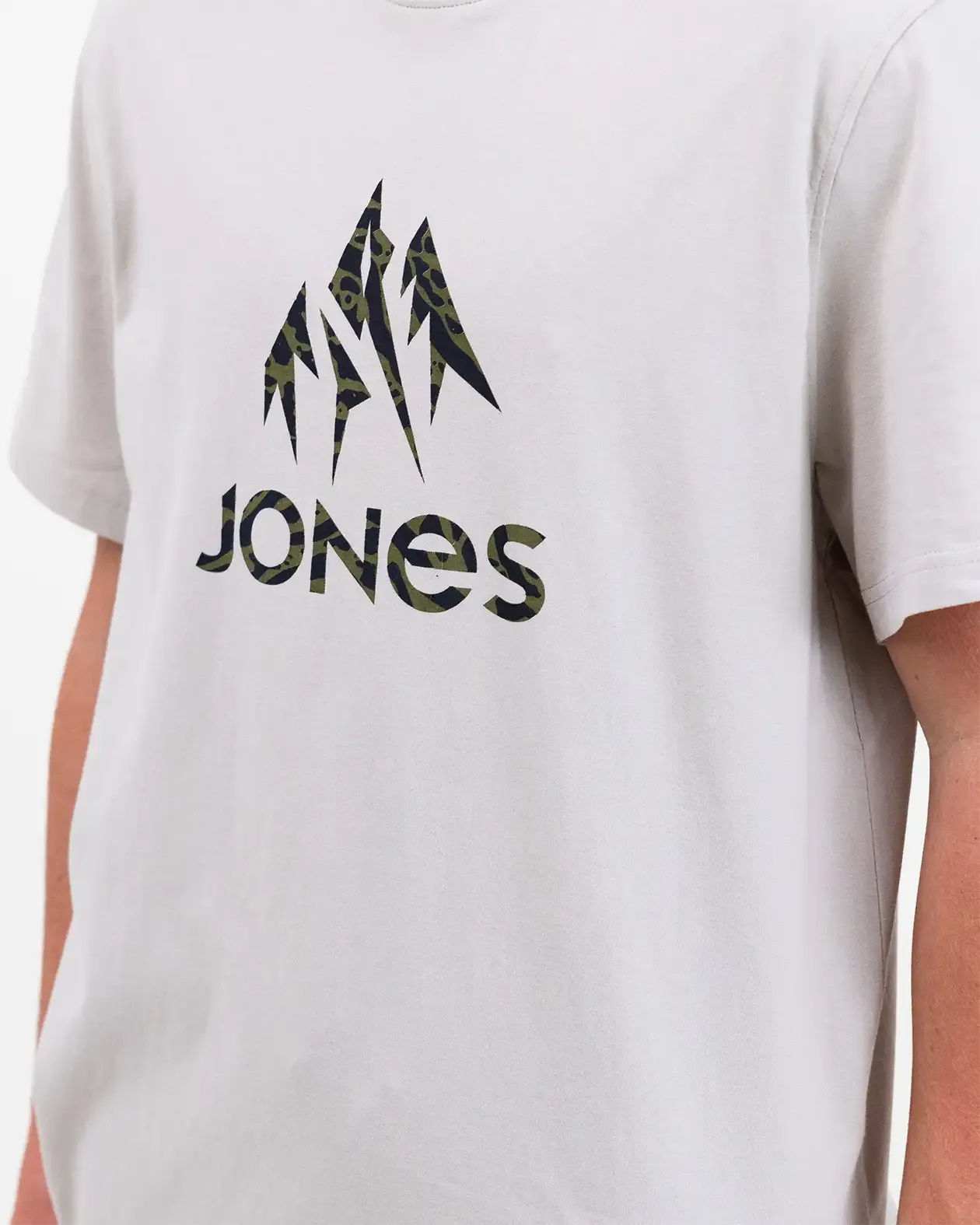 Jones Truckee Organic Cotton Tee t-skjorte Smoke Gray unisex