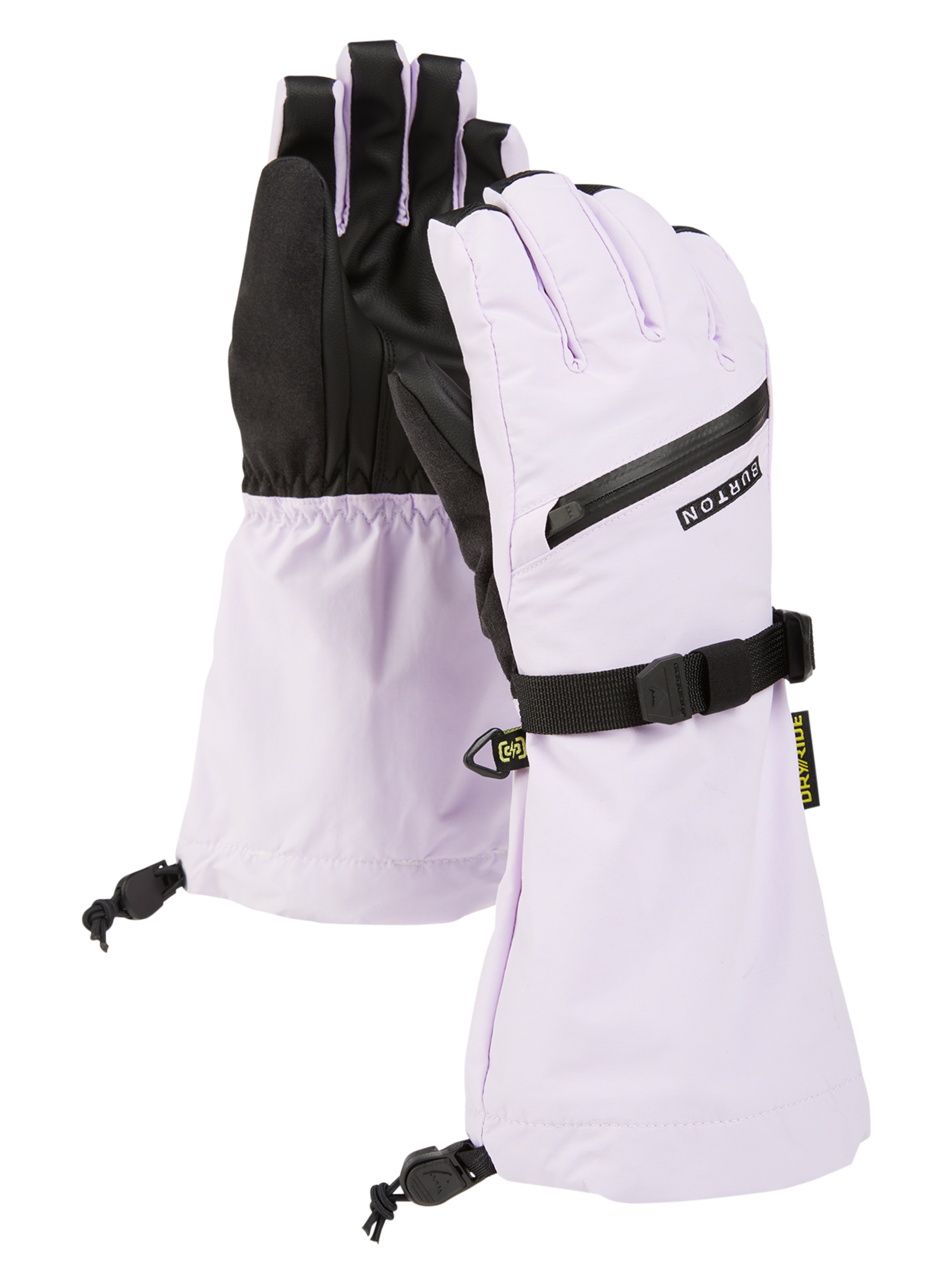 Burton Vent barnehansker moondust purple vindtette