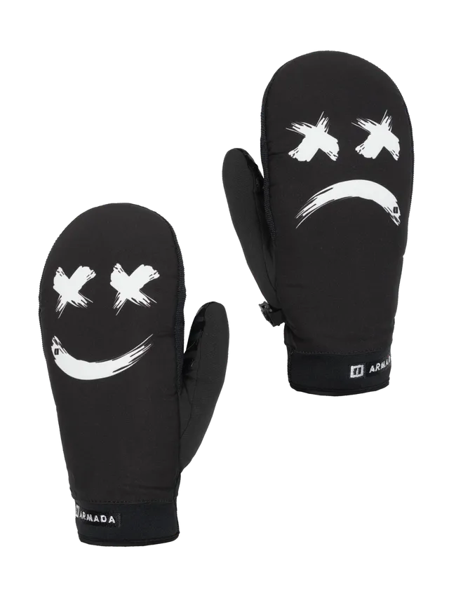 Armada Carmel Windstopper Mitt votter Off White Smiley M