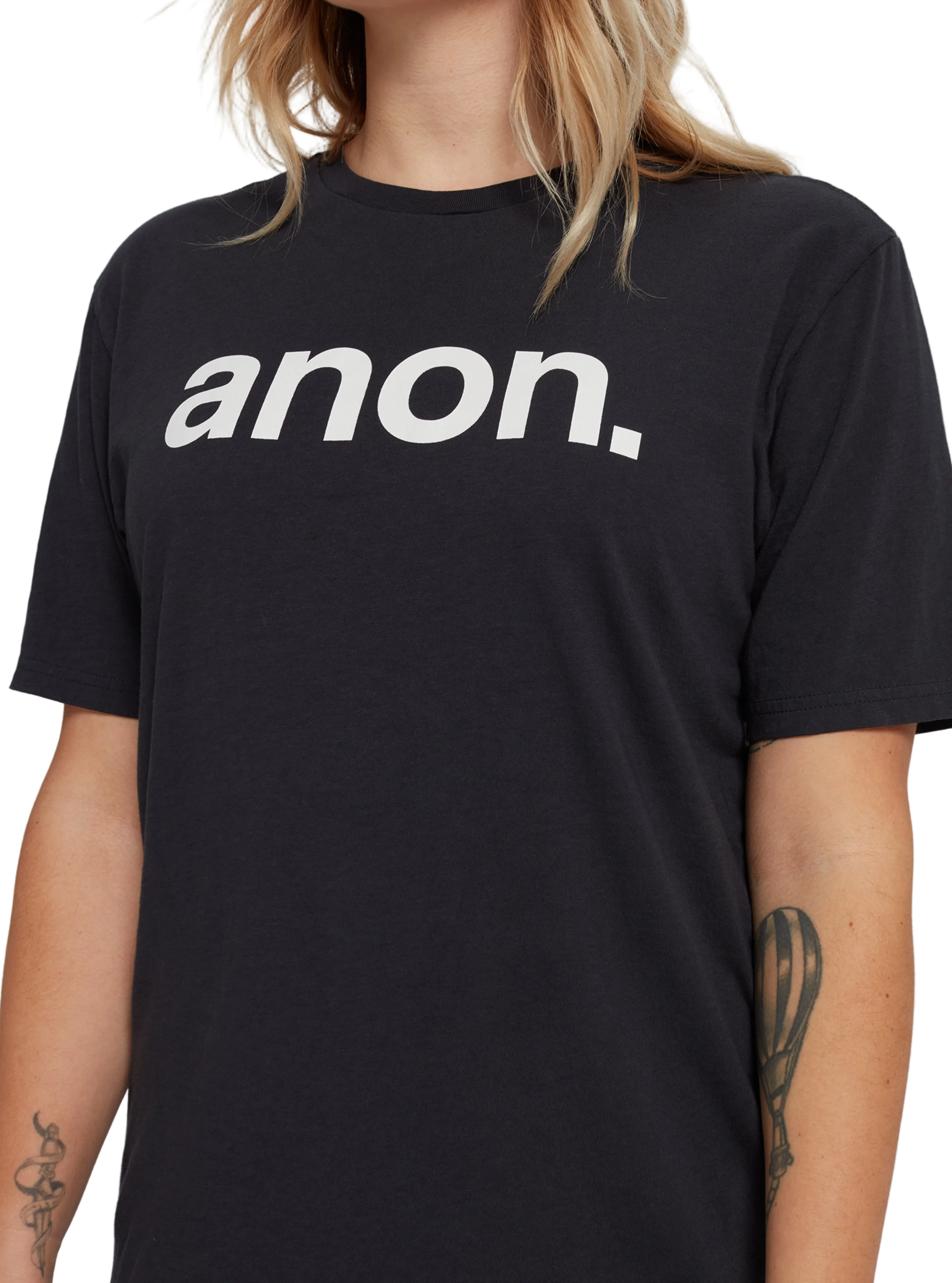 Burton Anon t-skjorte herre True Black økologisk