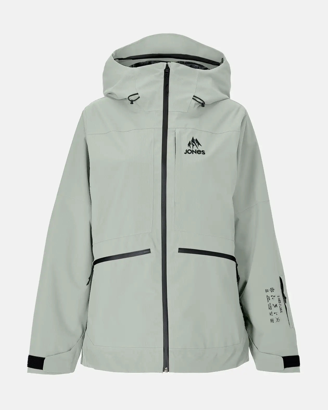 Jones MTN Surf Insulated jakke dame glacier gray 20K