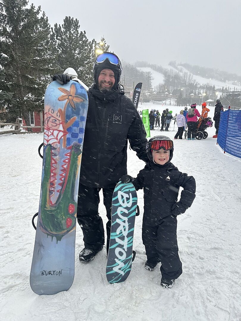 Burton Mini Grom Flat Top snowboard barn 90