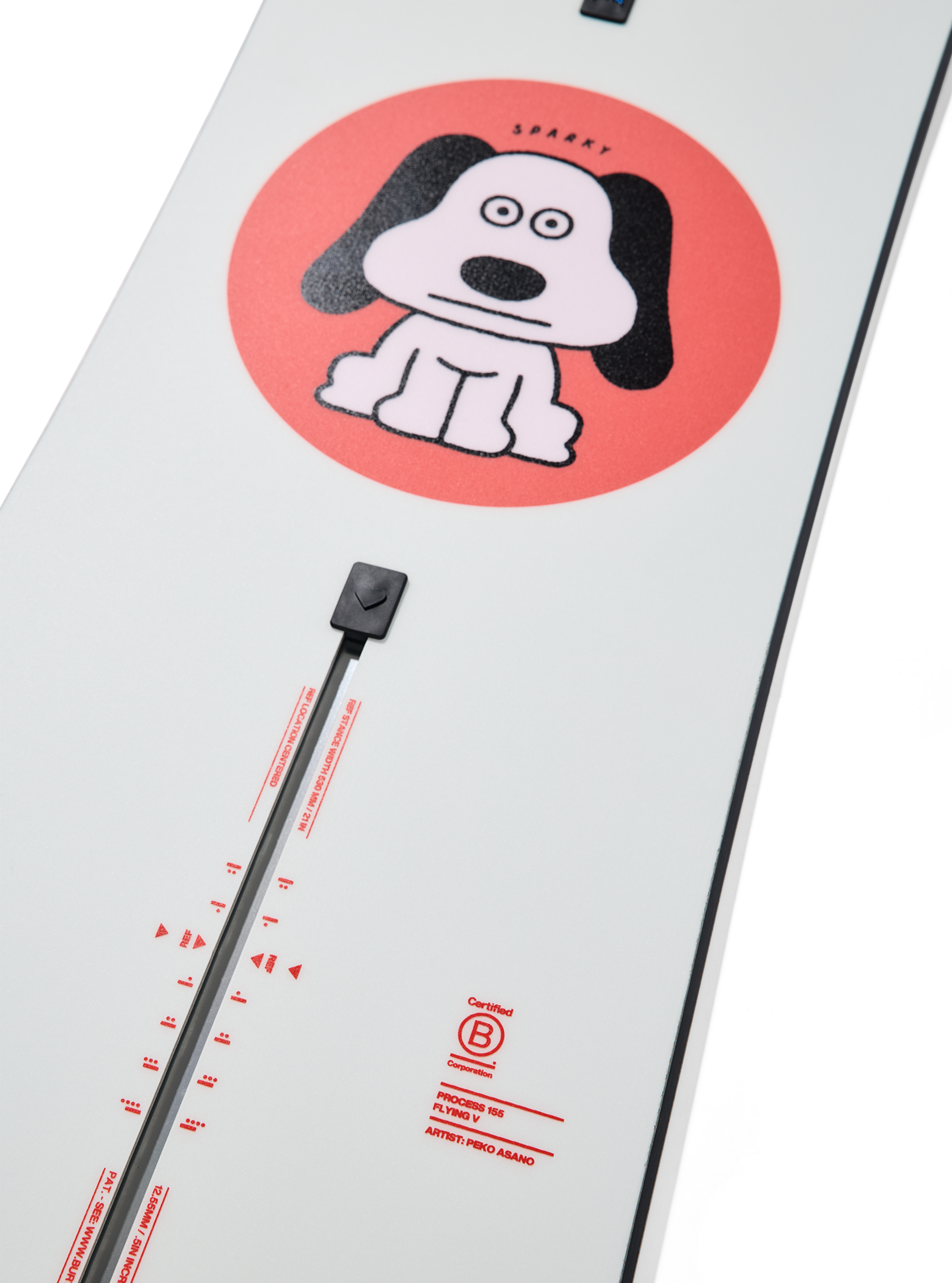 Burton Process Flying V snowboard Good Dog twin