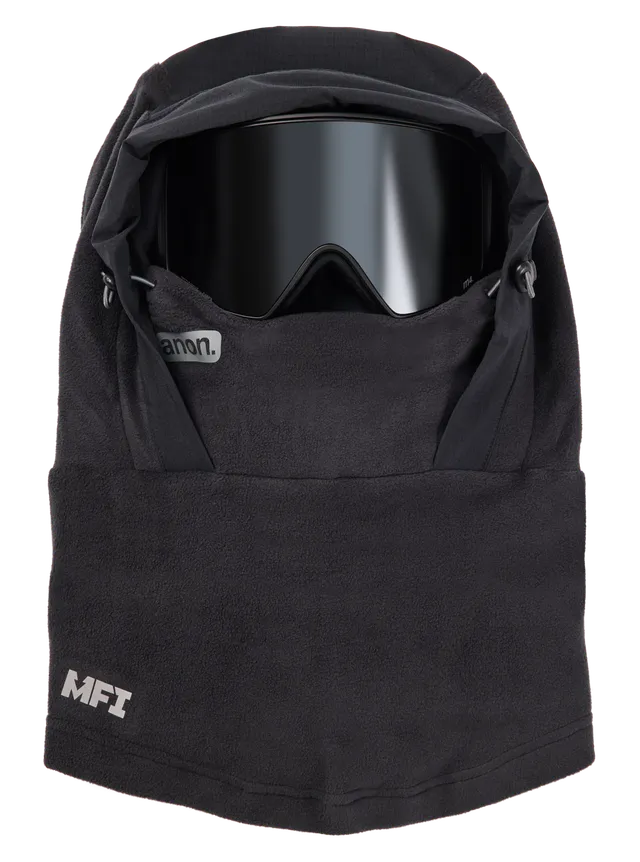 Burton Anon MFI Fleece hjelmhette svart magnet