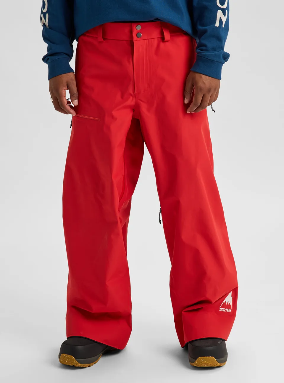 Burton 50th 85 Powder Shell skallbukse Selvedge Blue 3L