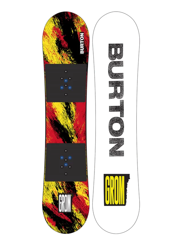 Burton Grom Flat Top snowbrett barn Purple Teal nybegynner