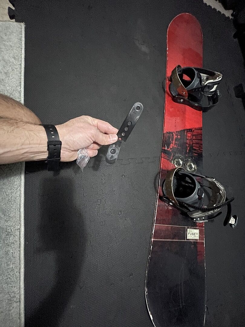 Burton Ankle Slider stropp snowboardbinding svart OS reservedel