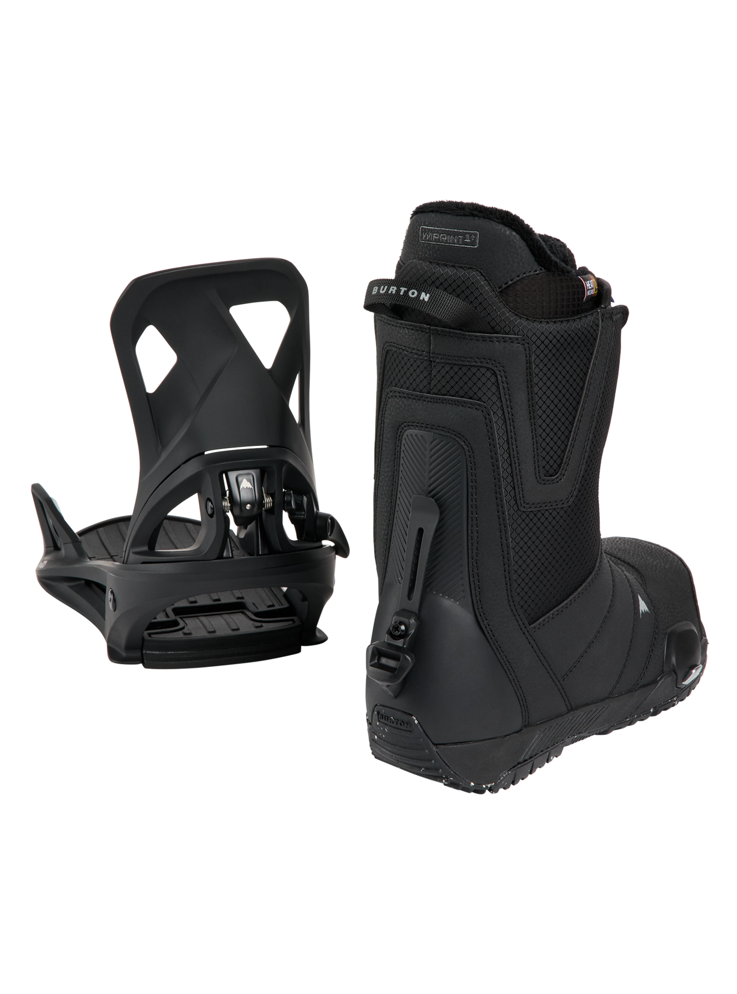 Burton Step On boots- og bindingpakke herre svart BOA