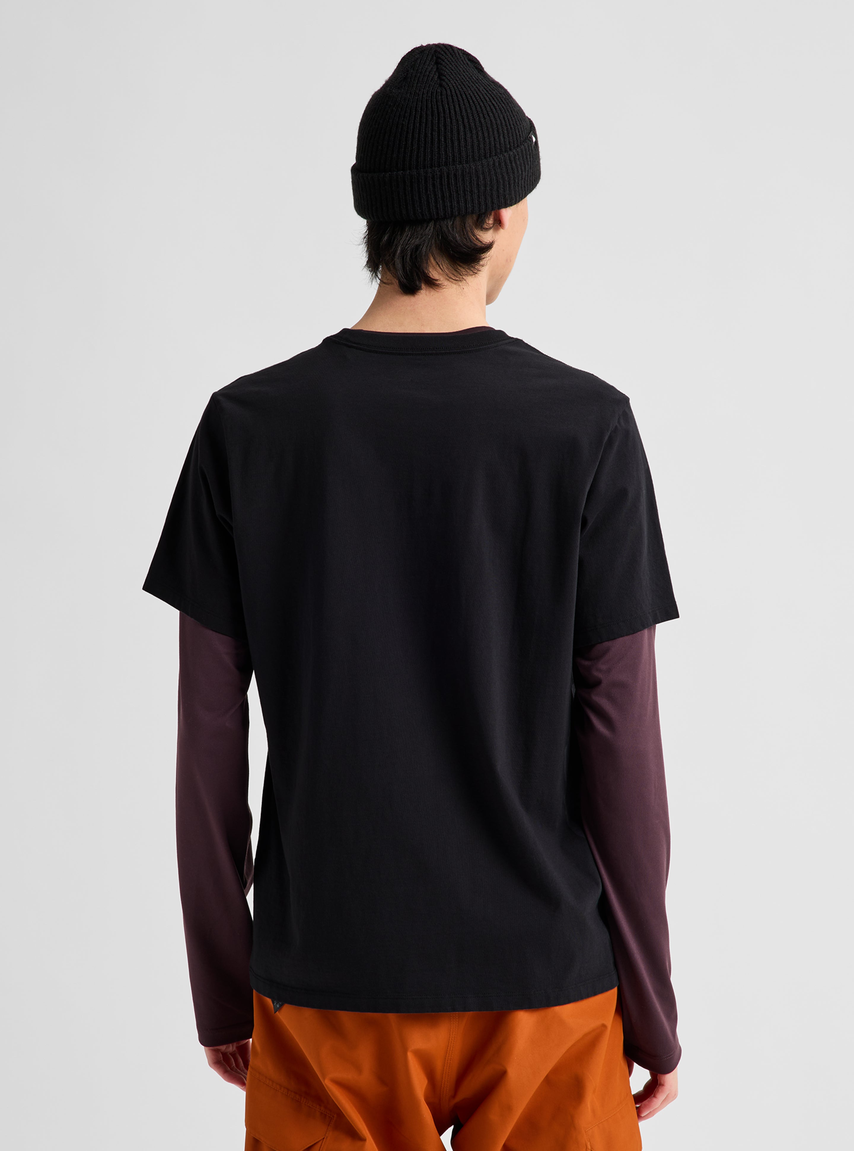 Burton Moretown t-skjorte True Black bomull