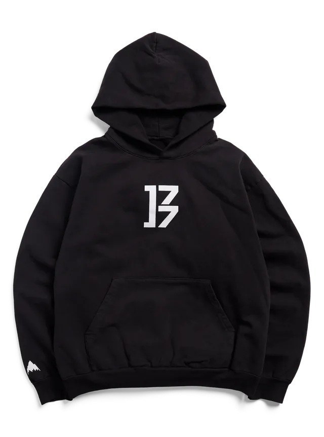 Burton Z Hoodie hettegenser svart oversized bomull