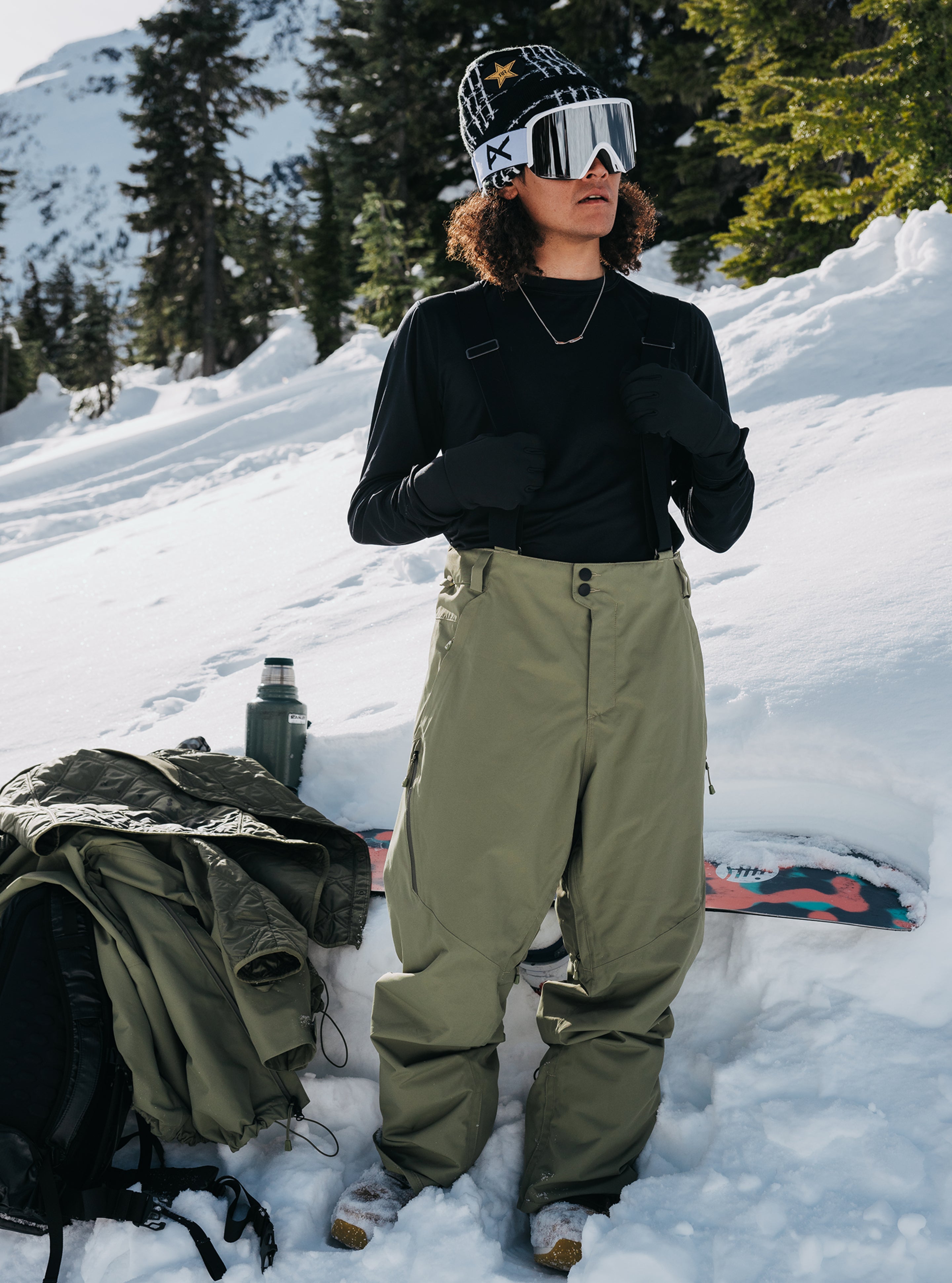 Burton Reserve 2L 3-i-1 snowboardbukse Forest Moss 20k