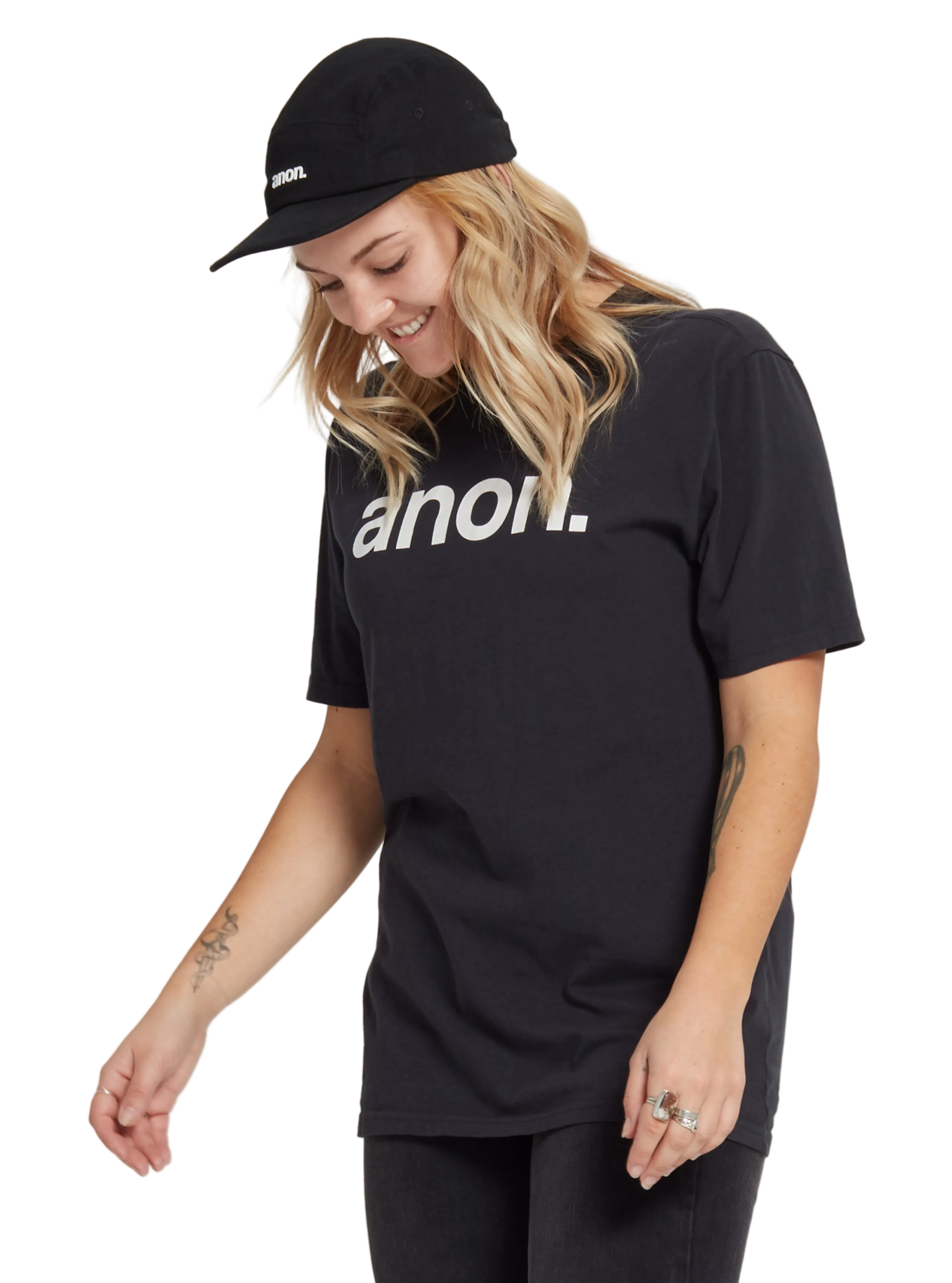 Burton Anon t-skjorte herre True Black økologisk